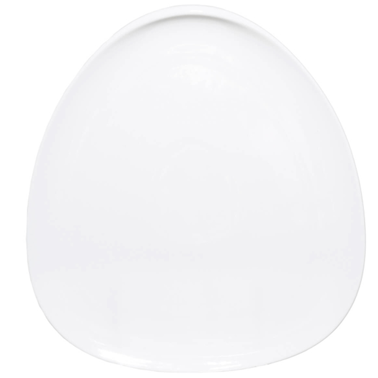 Dinner plate, 27x25 cm, porcelain P, white, Synergy, image-0