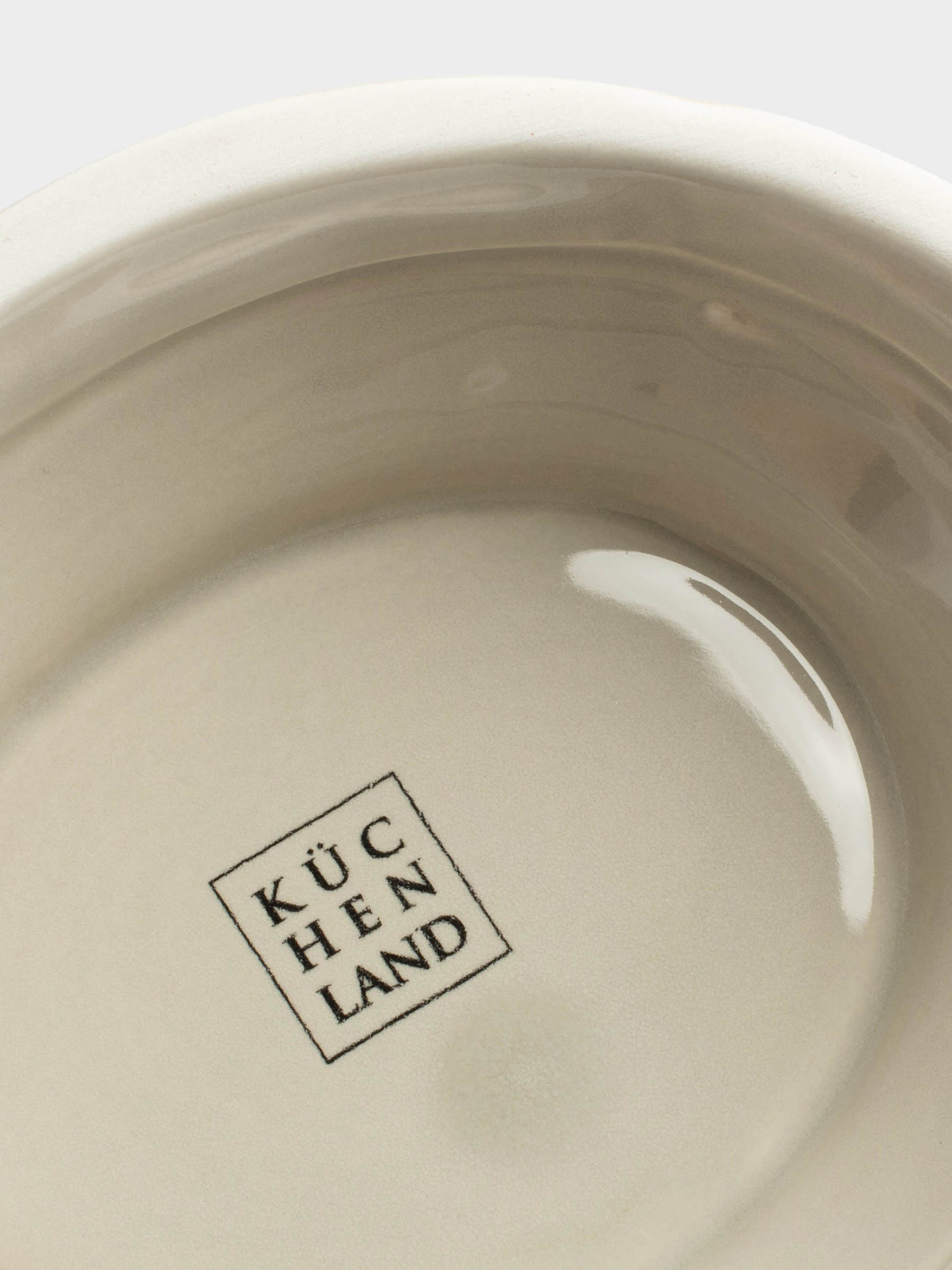 Pet bowl, 12x9 cm, 350 ml, with measuring scale, on a leg, ceramic, grey, Cat, Whiskers, image-9