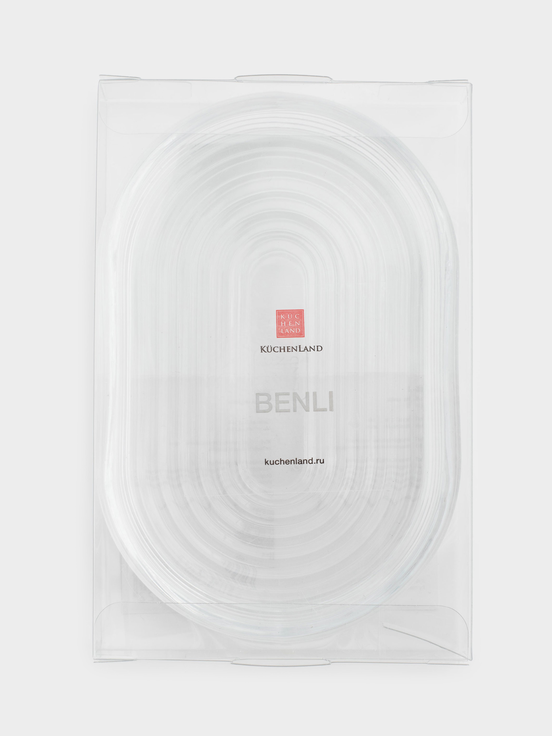 Soap dish, 13 cm, glass, oval, Benli