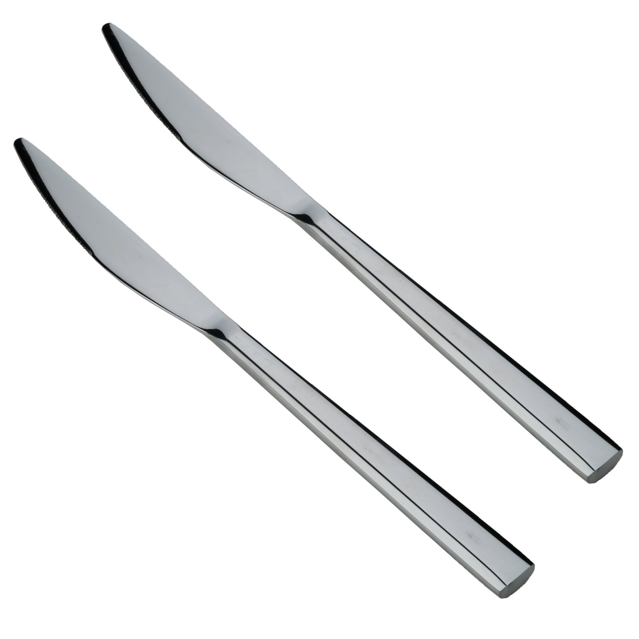 Table knife, 2 pcs, steel, Rome, image-0