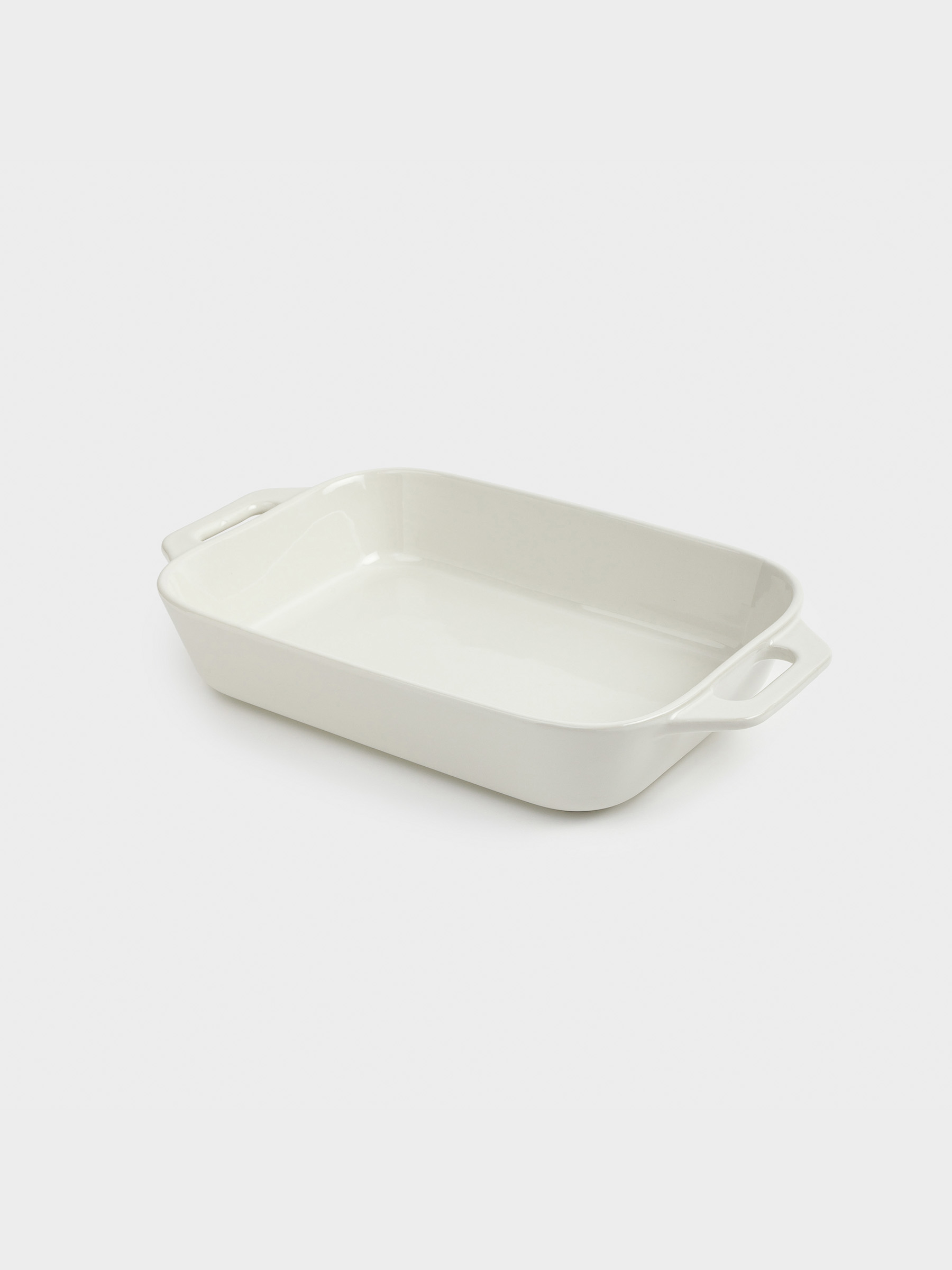 Baking dish, 27x20 cm, ceramic, rectangular, milk, Cakes ivory, image-3