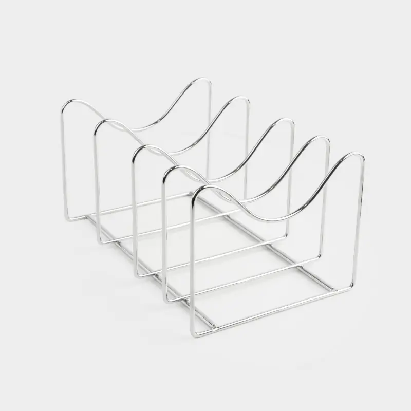 Stand-organizer for pans and lids, 16x25 cm, 4 otd, metal, Method ,image-0