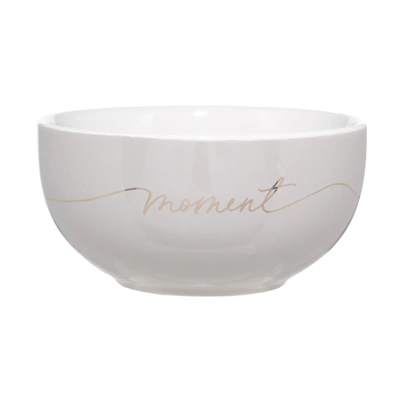 Bowl, 13x7 cm, porcelain N, beige-gray, Moment, Scroll, image-0
