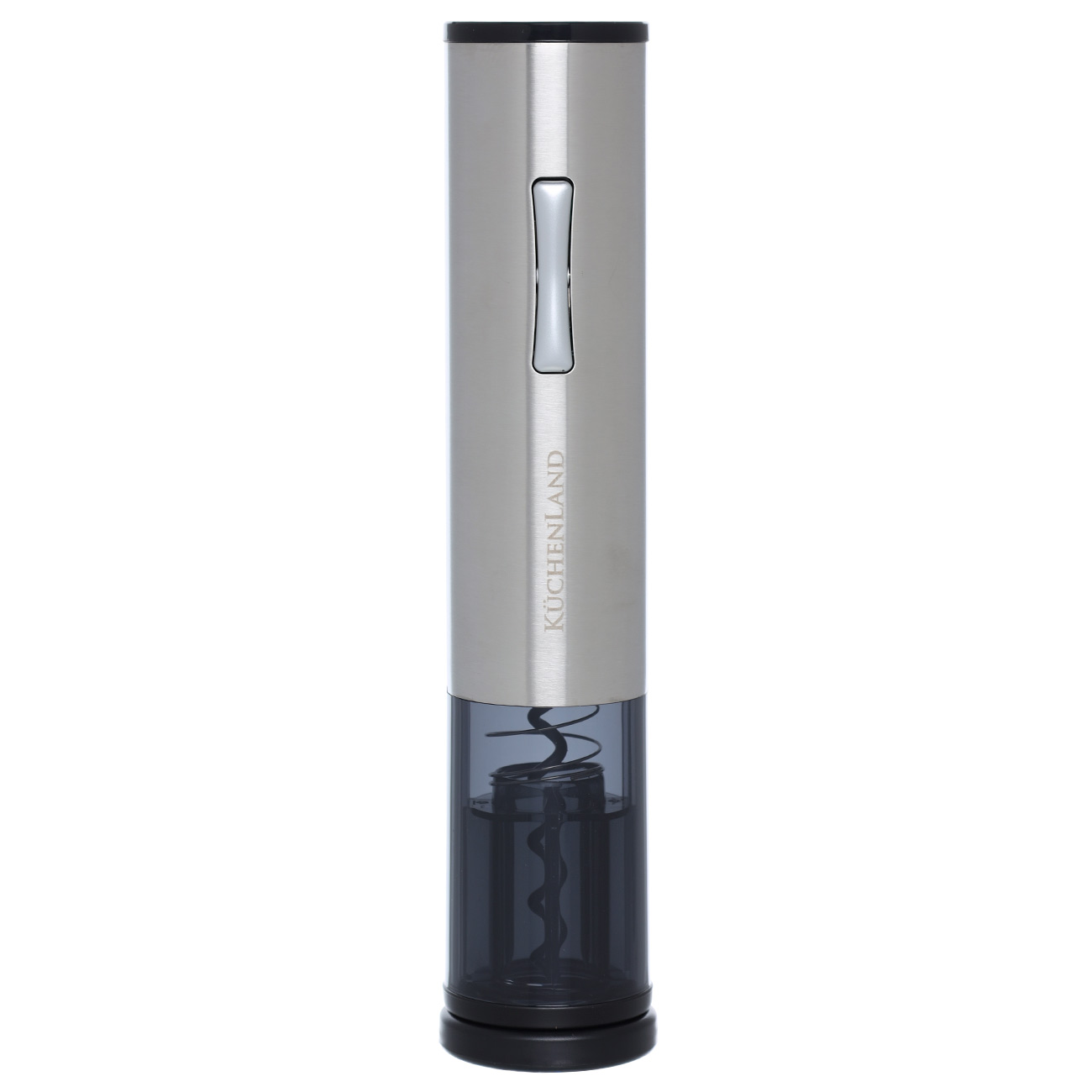 Electric corkscrew, 22 cm, with foil cutter, steel / plastic, LED B, Bar, image-3
