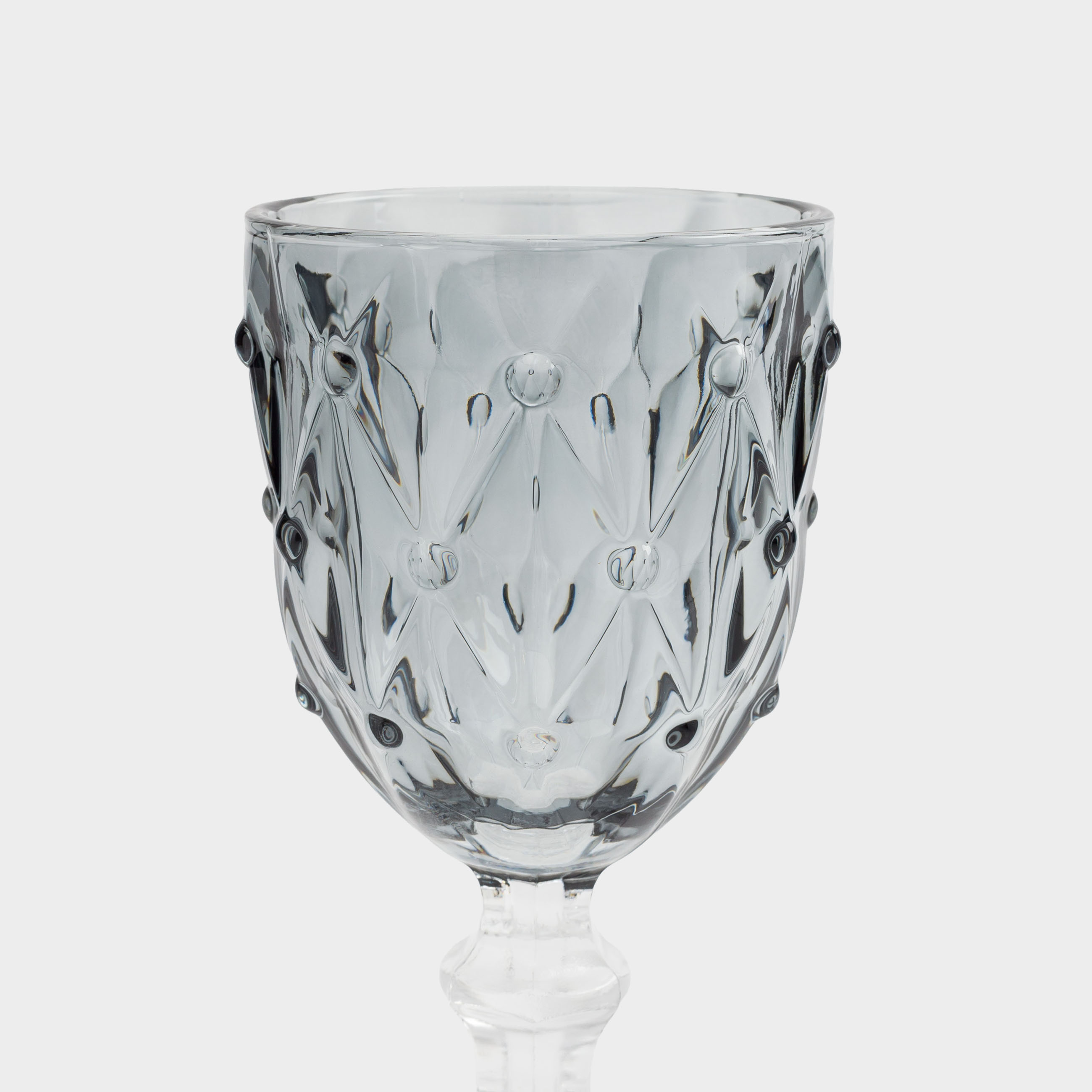Wine glass, 250 ml, glass R, grey, Rhomb color, image-3