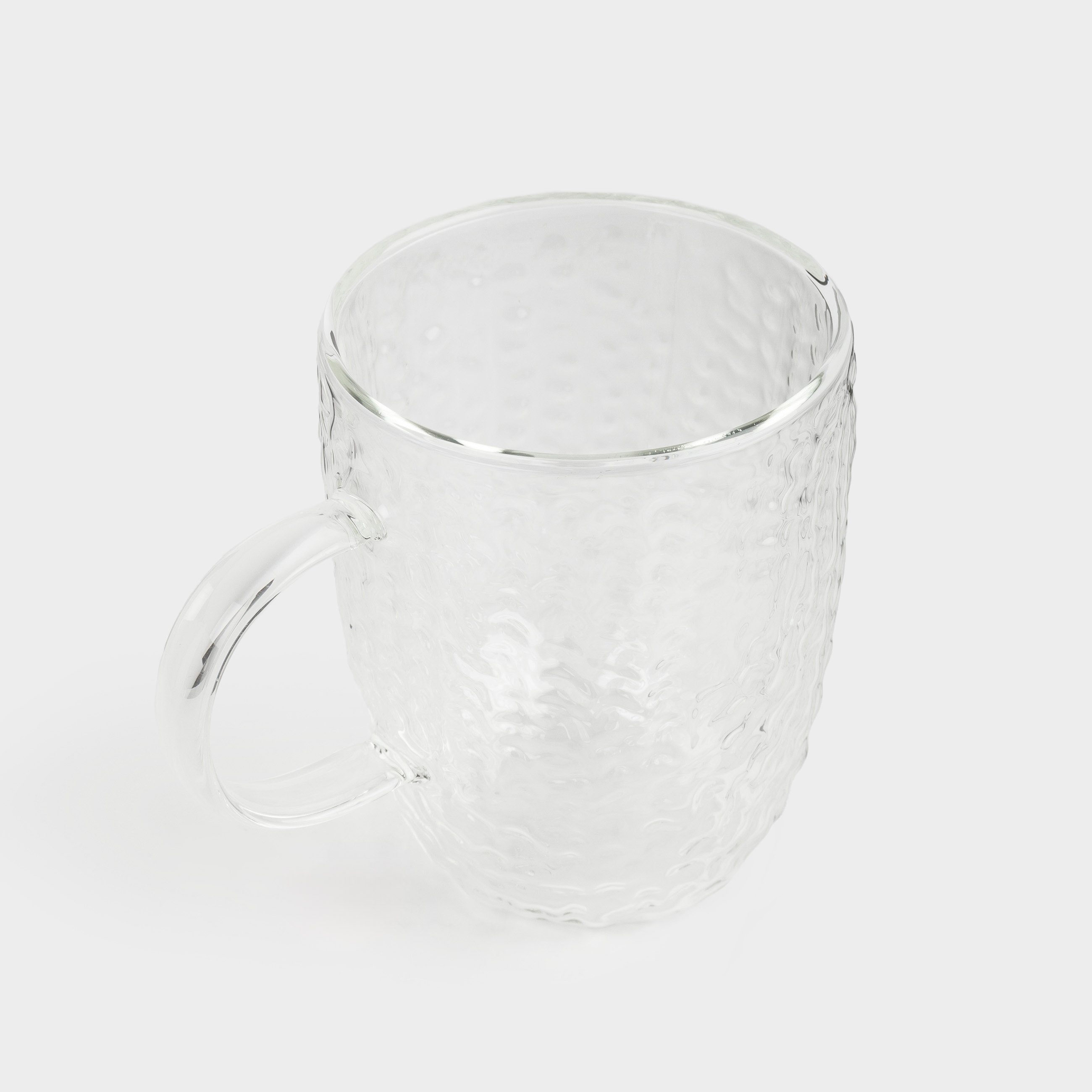 Mug, 400 ml, 2 pcs, glass B, Air ripply, image-1