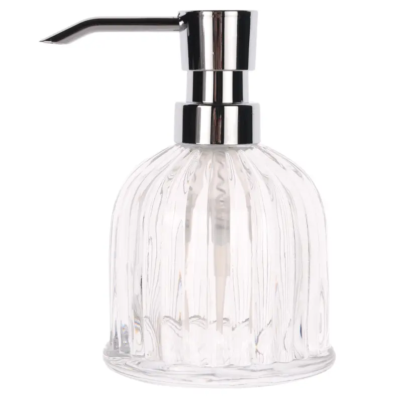 Liquid soap dispenser, 270 ml, glass/plastic, Alala ,image-0