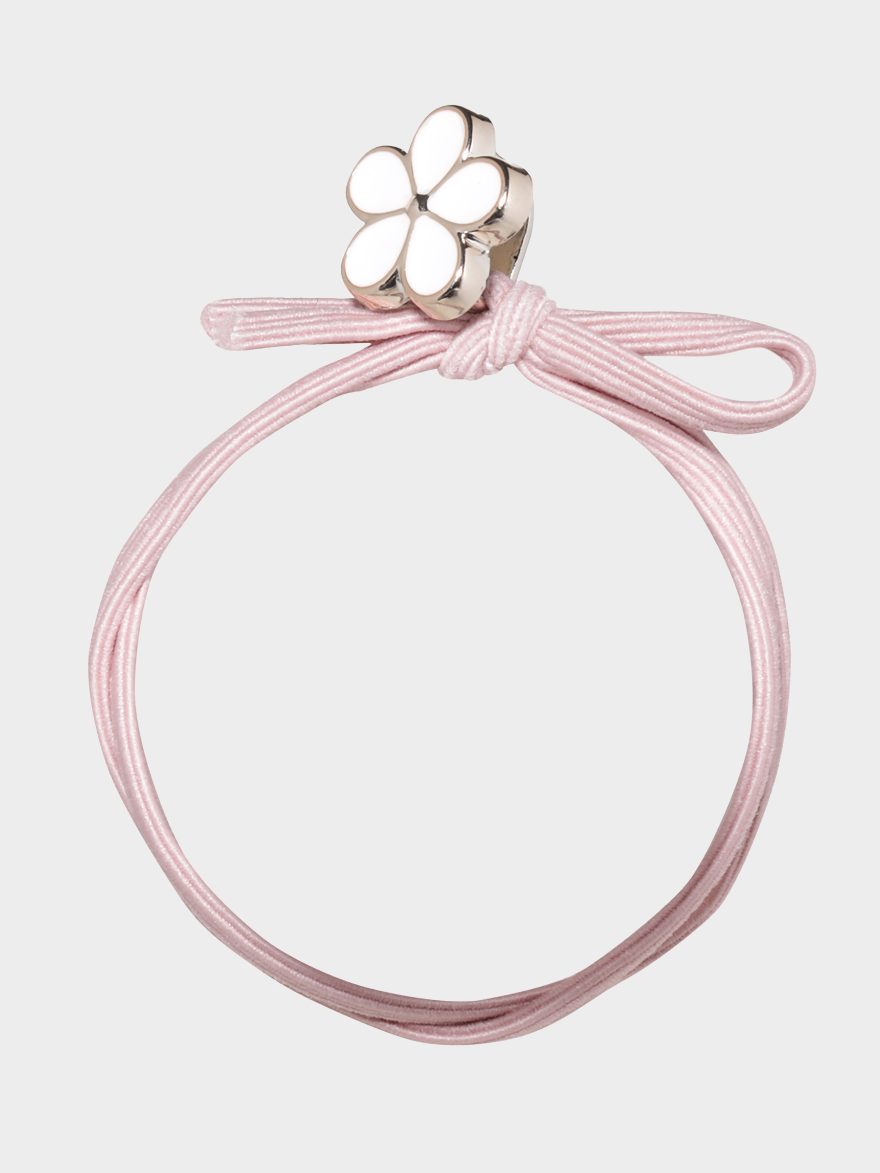 Elastic band for hair, 5 cm, 3 pcs, plastic, colored, Flower, Gracile, image-1