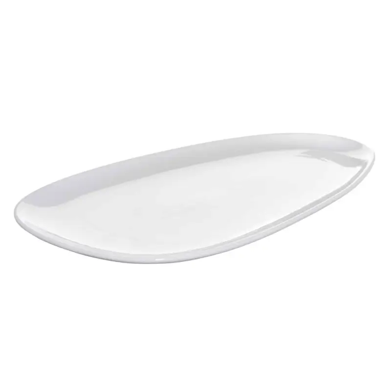 Dish, 33x18 cm, porcelain P, oval, white, Synergy