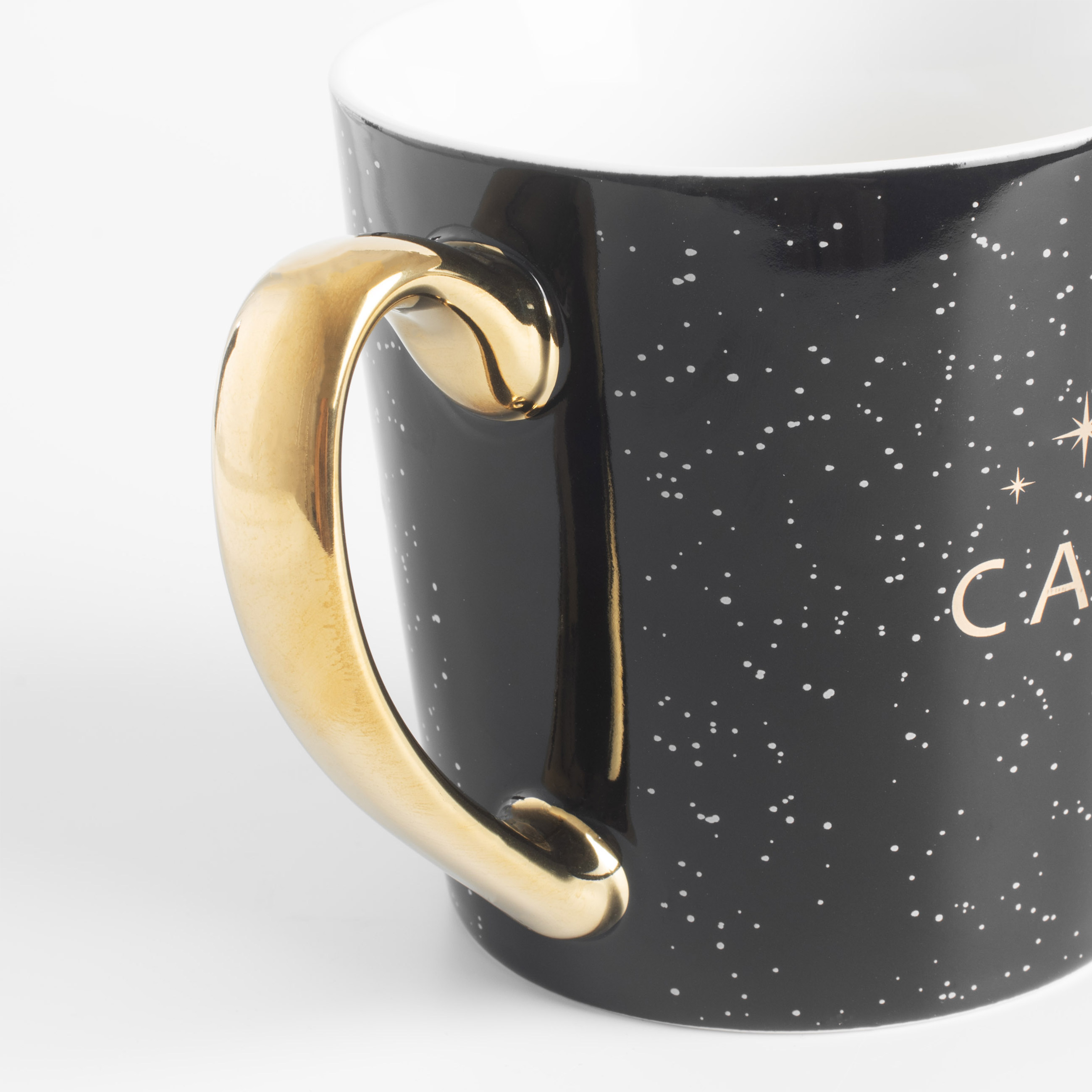 Mug, 500 ml, porcelain N, black, Cancer, Zodiac, image-2