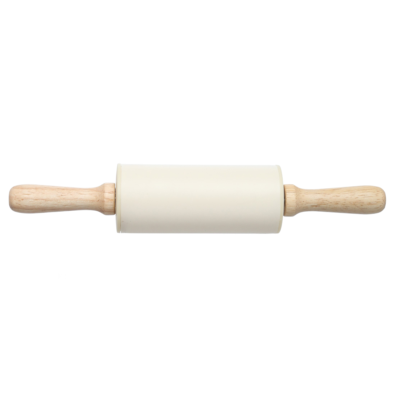 Baking set, 3 items, rolling pin/whisk/tongs, silicone / steel, milky, Soft kitchen