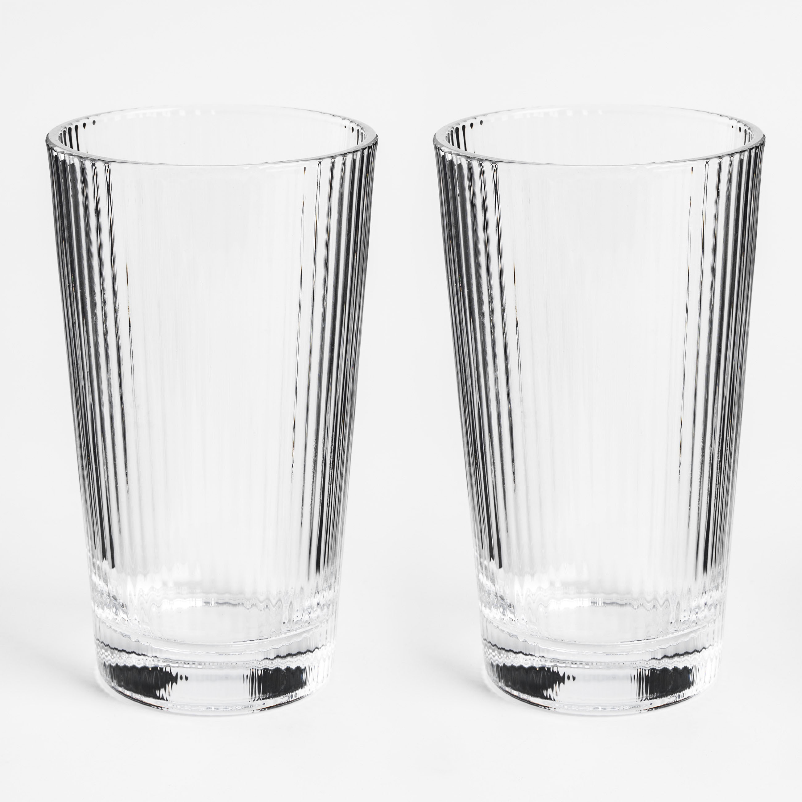 Glass, 14 cm, 400 ml, 2 pcs, glass R, Ribby, image-0