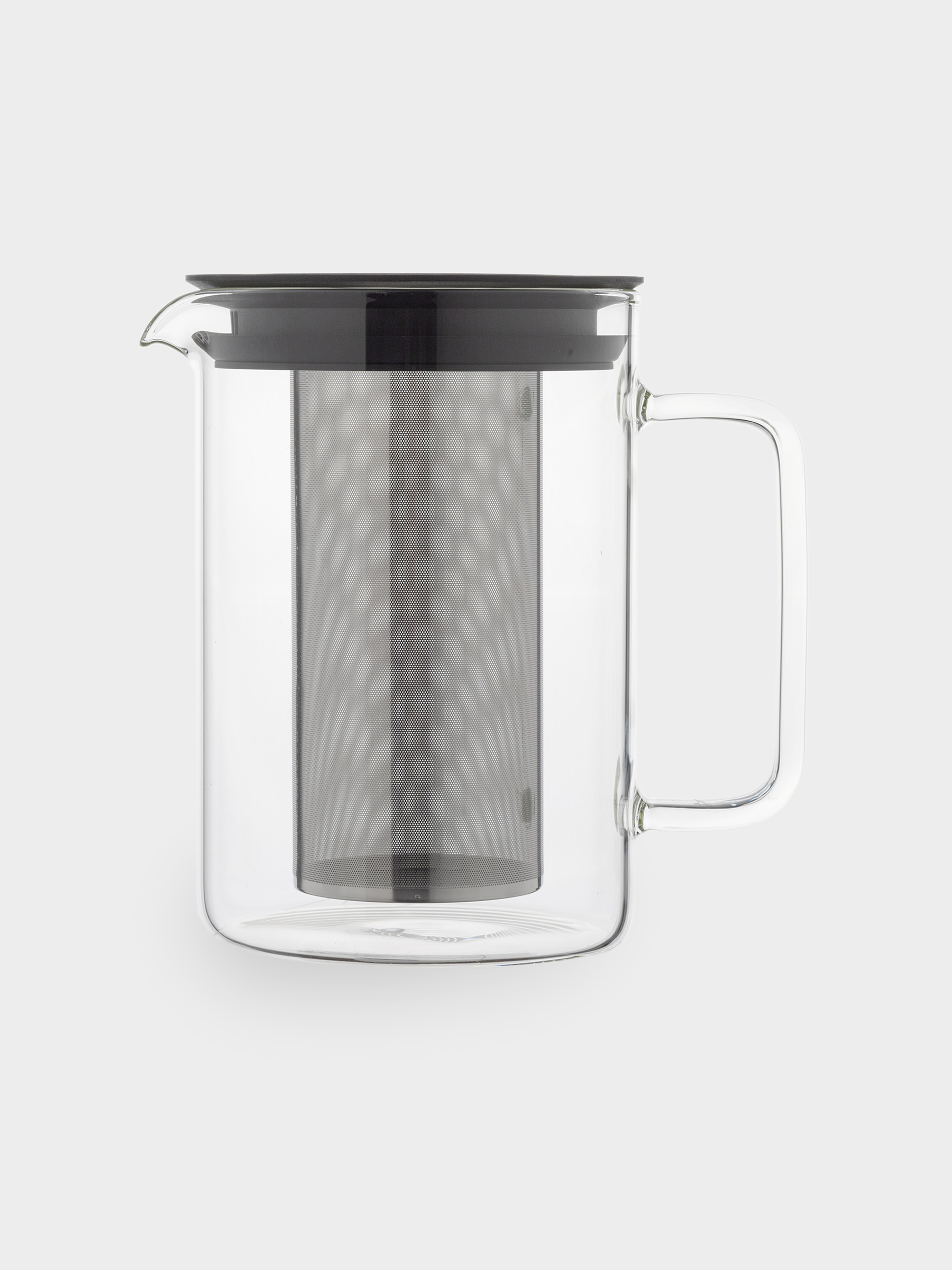 Teapot, 1.6 l, glass B / steel / plastic, Comfort, image-1