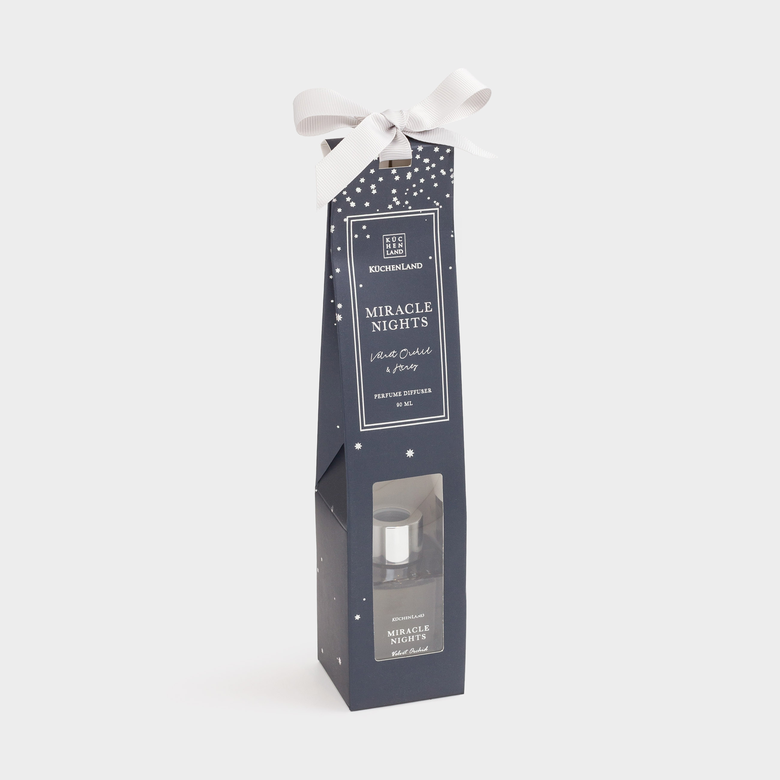 Aroma diffuser, 90 ml, Grey, Velvet Orchid & Honey, Miracle nights