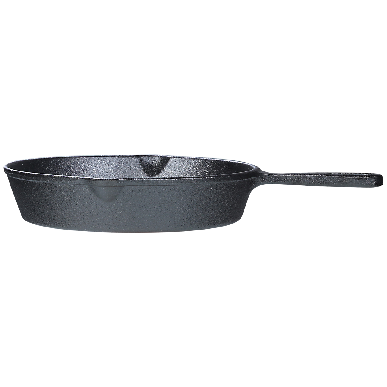 Frying Pan with base, 20 cm, cast iron/wood, round, black, Authentic