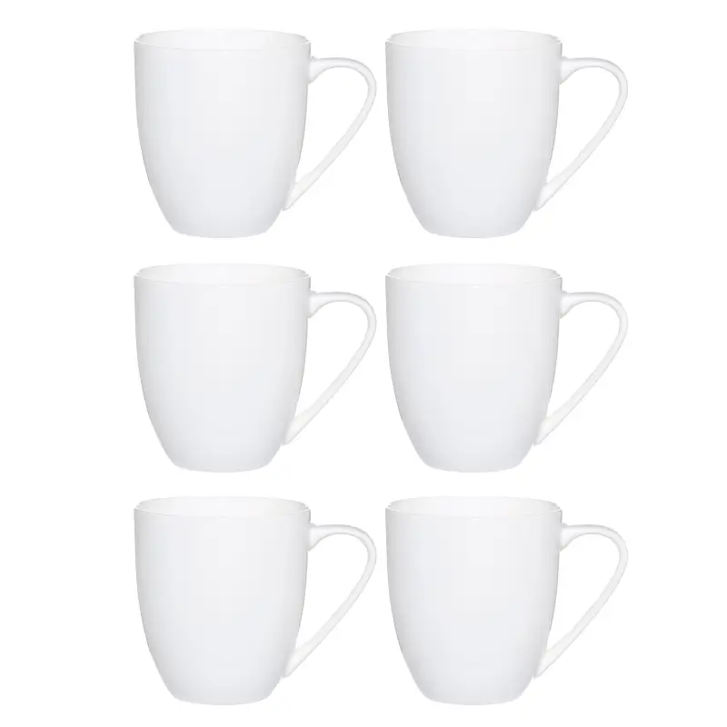 Mug, 450 ml, 6 pcs, porcelain F, white, Ideal white ,image-0