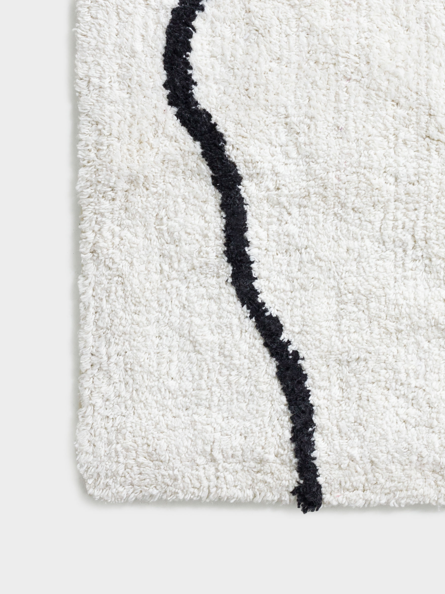 Carpet, 150x210 cm, cotton, milky, Lines, Rhombic, image-4