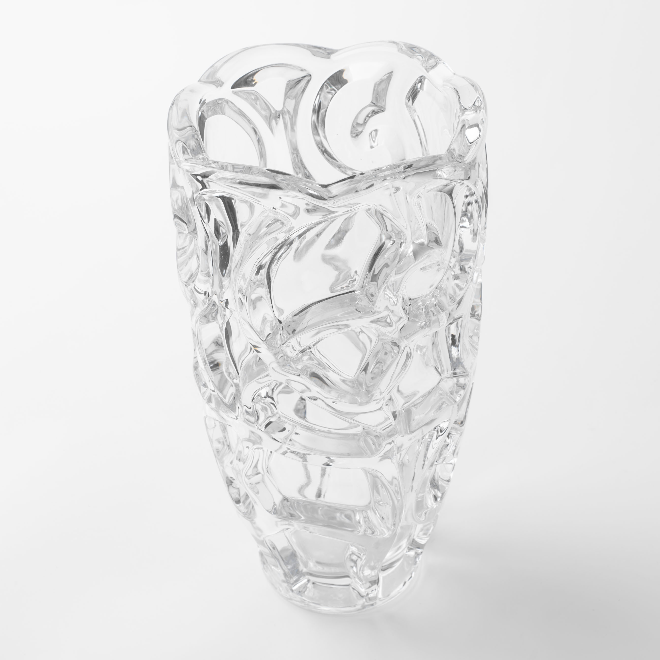 Flower vase, 29 cm, glass R, Patterns, Gala, image-1