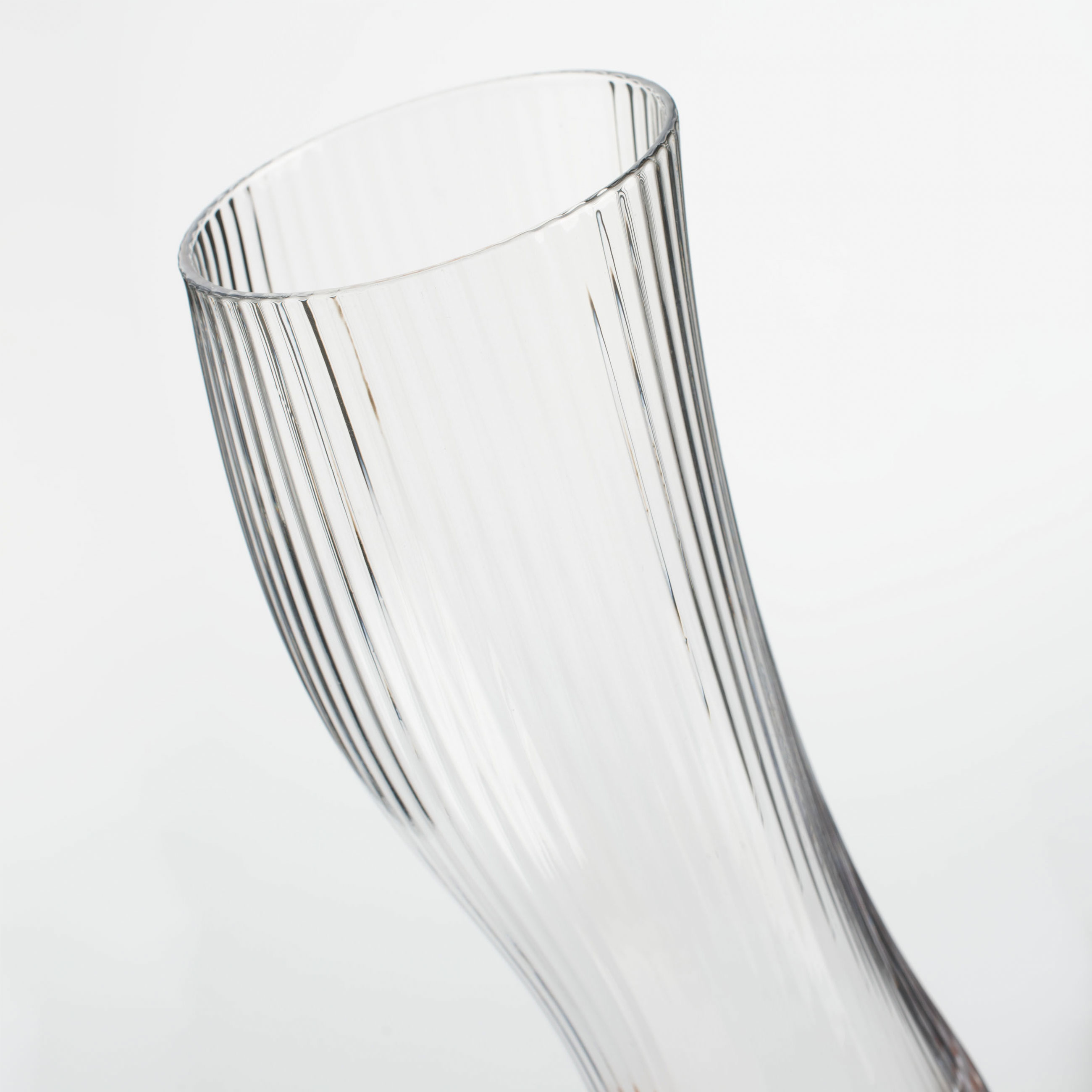 Beer glass, 23 cm, 600 ml, 2 pcs, glass R, Bend, Ribby