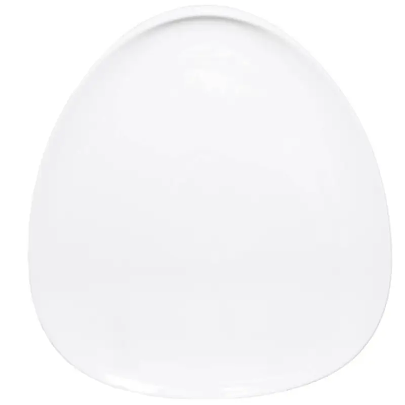 Dinner plate, 27x25 cm, porcelain P, white, Synergy