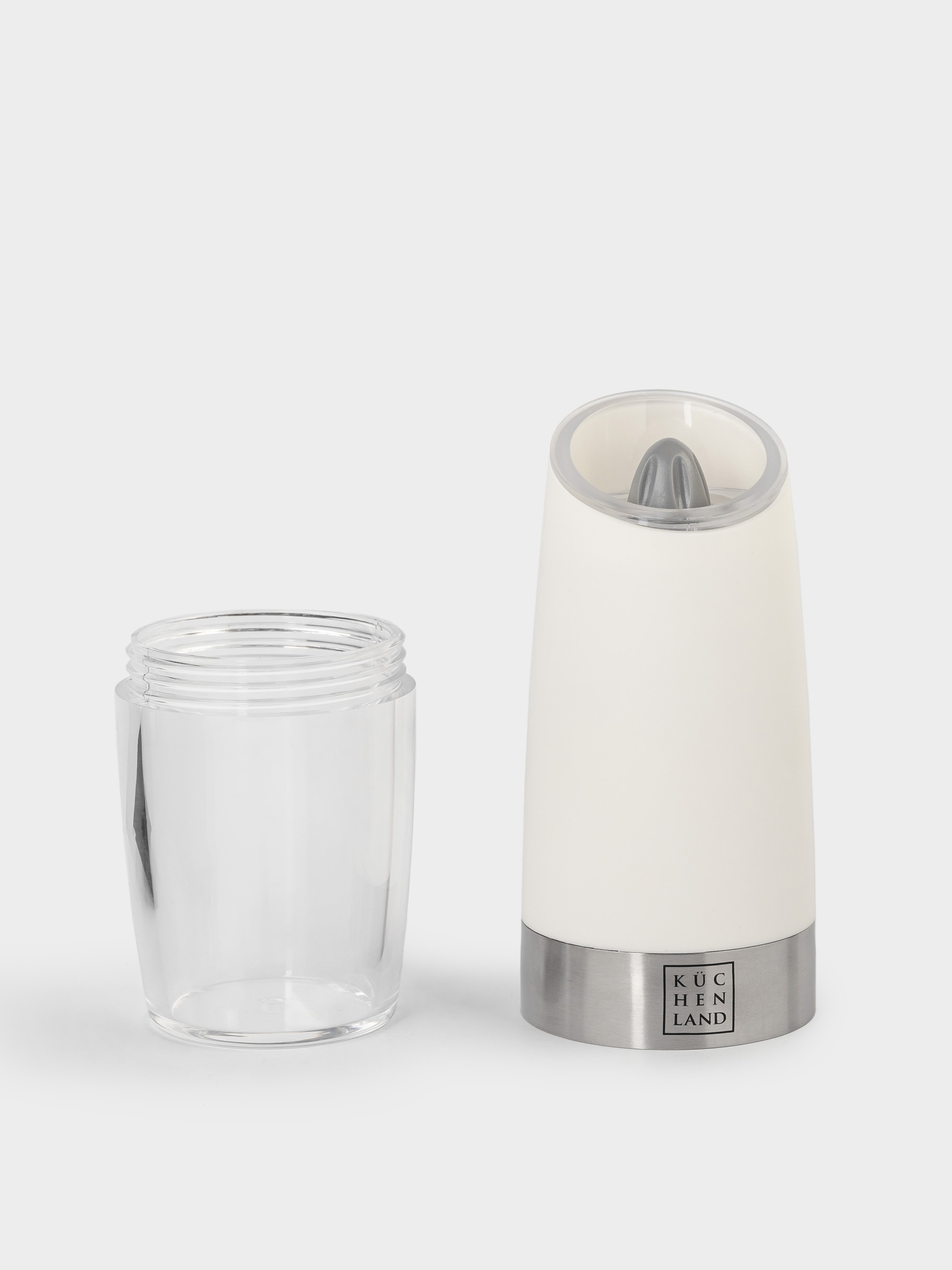Spice mill, 20 cm, Gravity, Plastic / Acrylic, LED W, White, Spicy, image-5