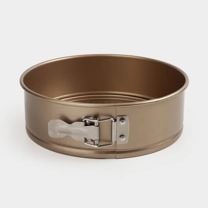 Baking dish, 22 cm, split, coated, steel, copper, Resto clip