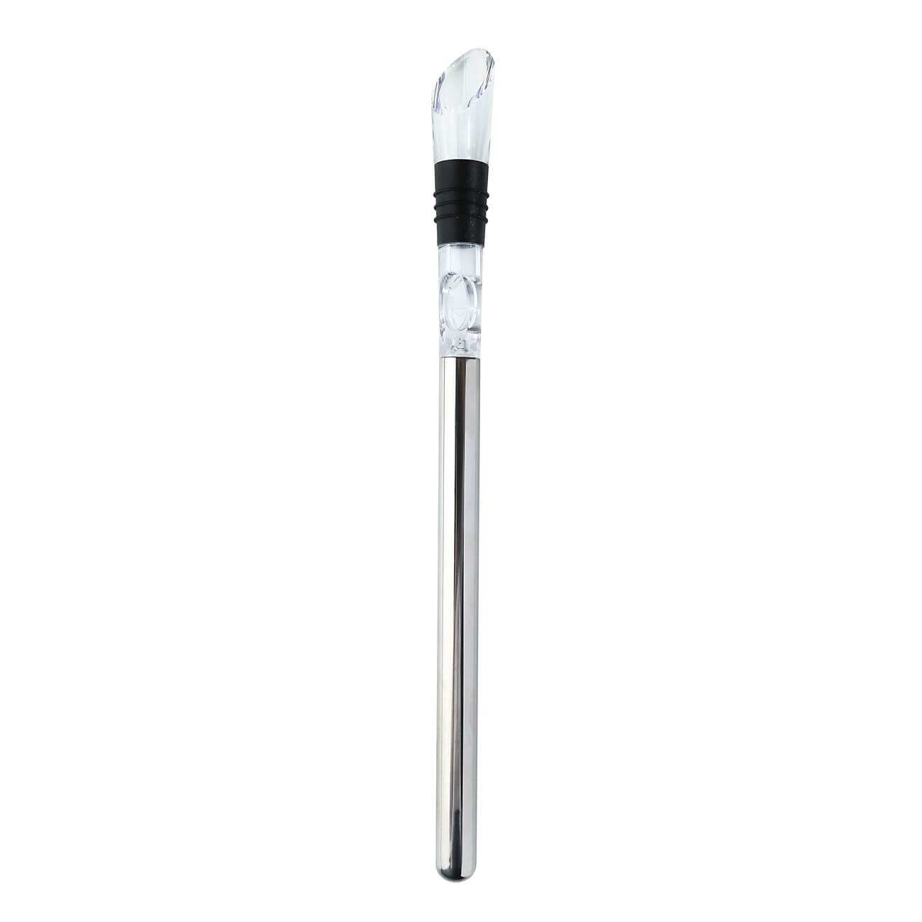 Wine Bottle Cooler-Dispenser, 33 cm, Steel/Plastic/Silicon, Bar