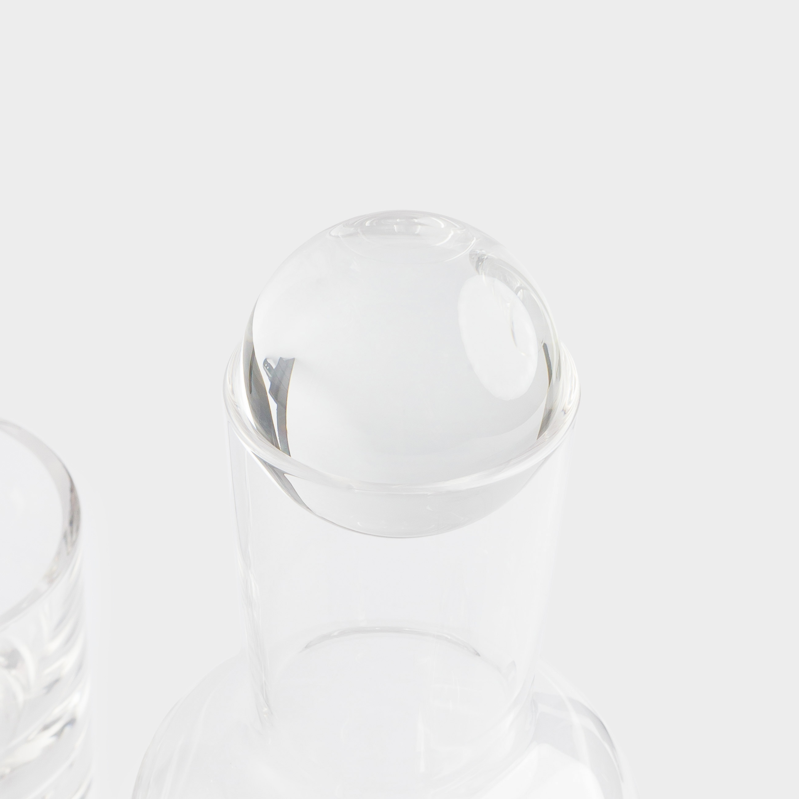 Drink set, 2 pers, 3 items, decanter / glasses, Glass, Bubble, Dew, image-4