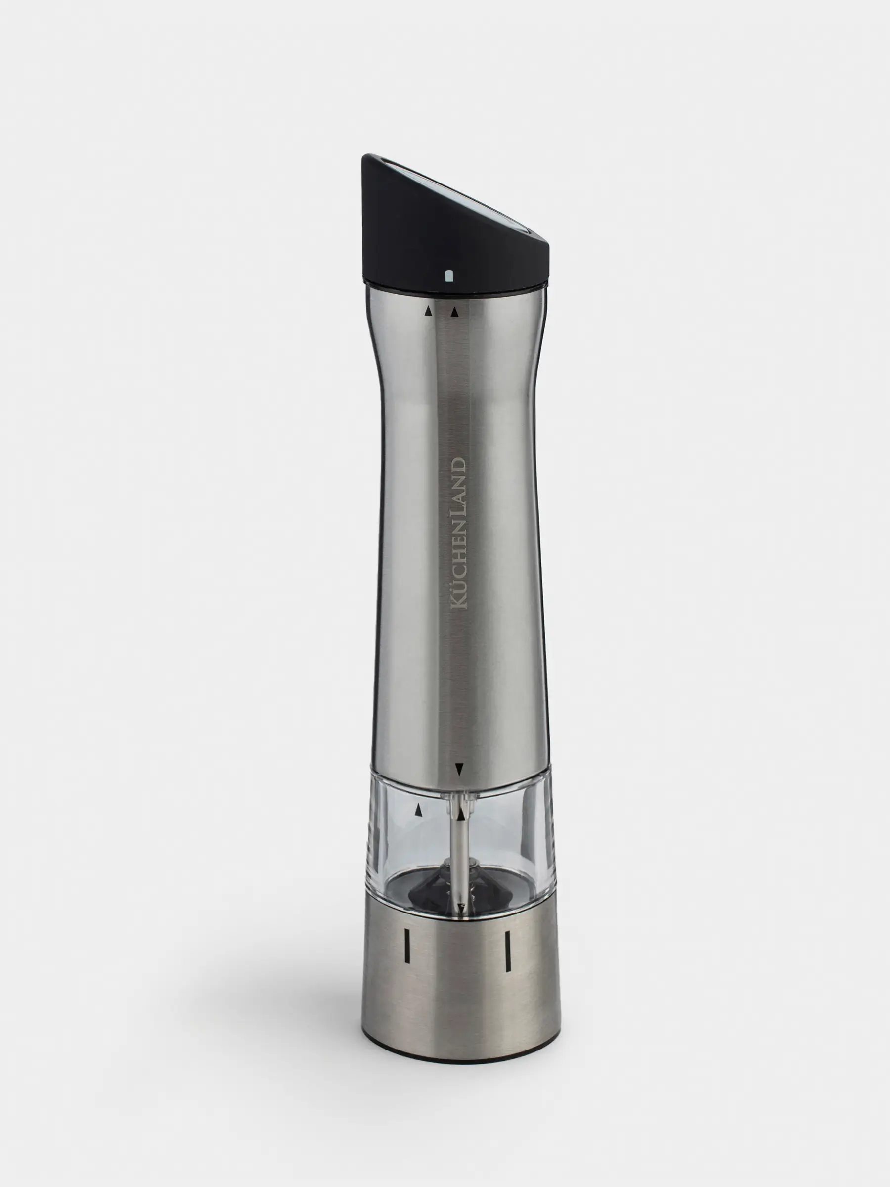 Spice mill, 24 cm, electric, steel / plastic, LED B, beveled, Classic