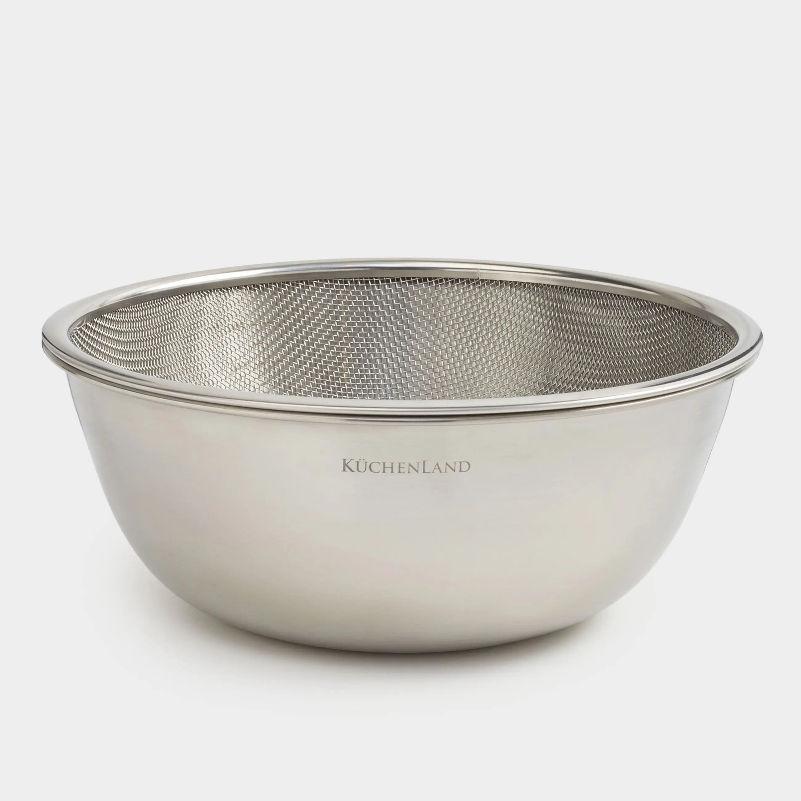 Set of bowl and colander, 22 cm, 2 pr, steel, Classic