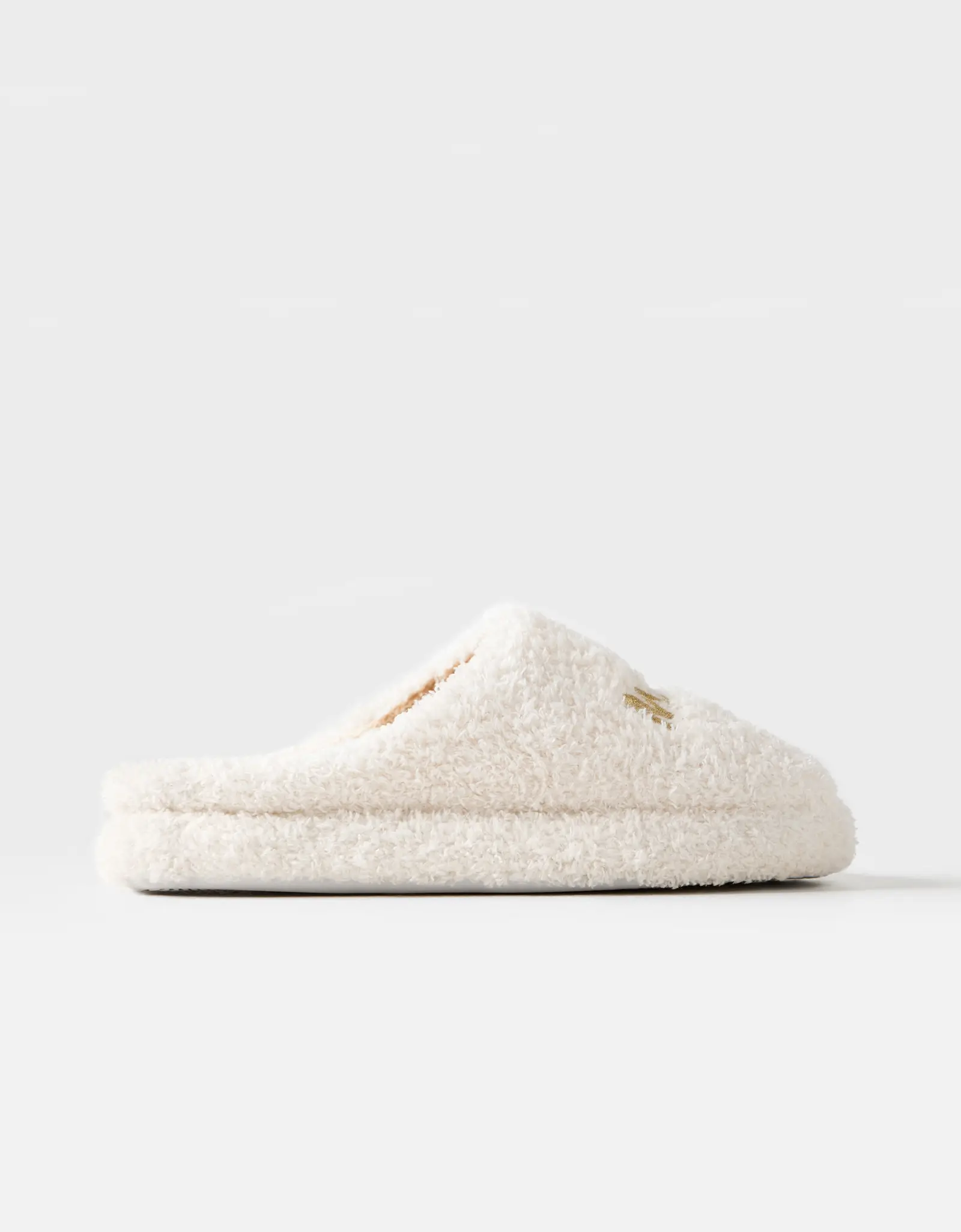 Women's slippers, homewear, size 36-37, fleece / nylon, milky brown, Needed