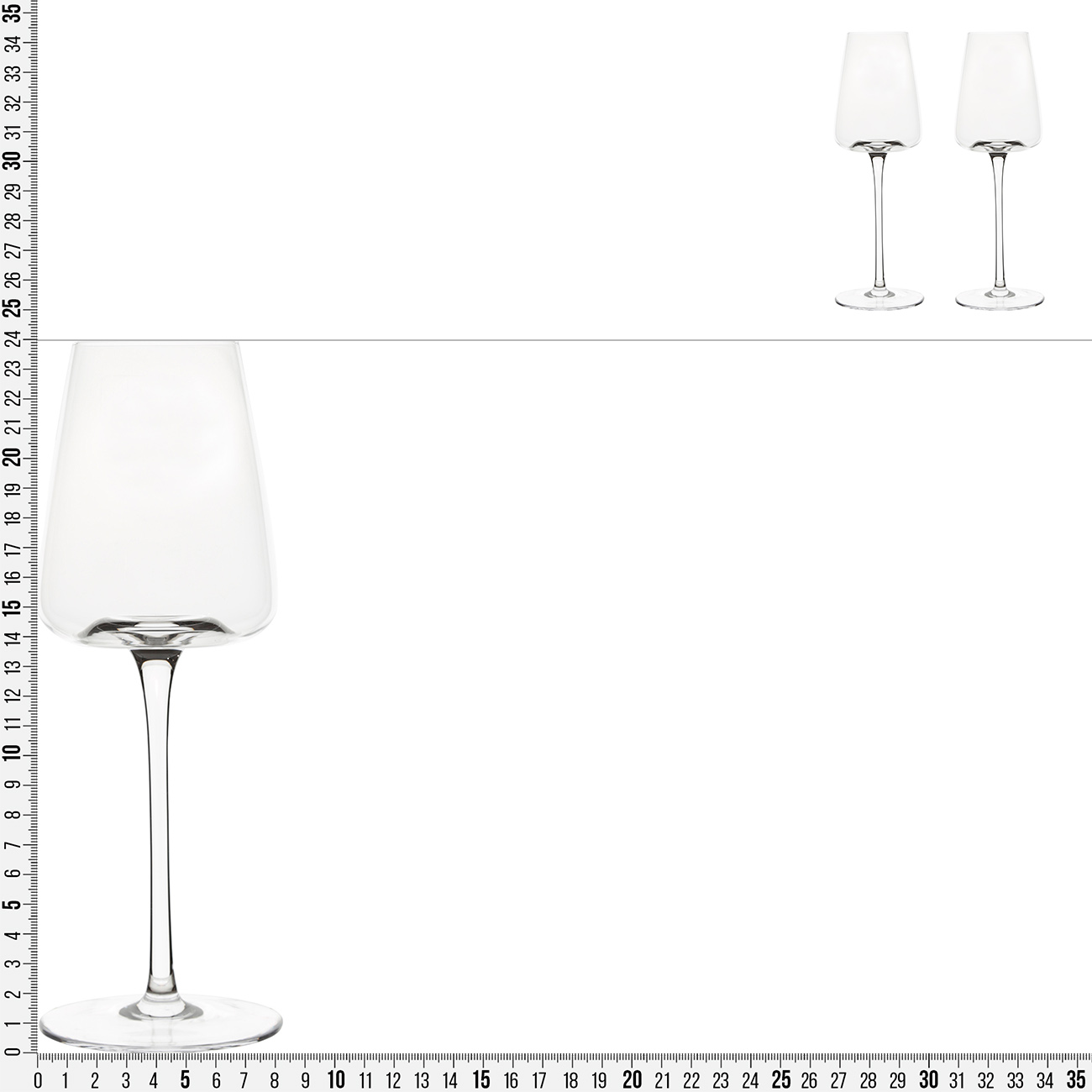 Drinking glass, 350 ml, 2 pcs, glass, Sorento, image-6
