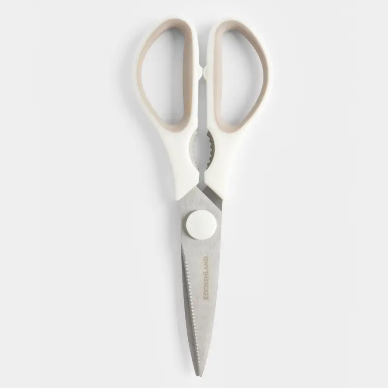 Kitchen scissors, 21 cm, steel/plastic, cream, Soft Kitchen ,image-0
