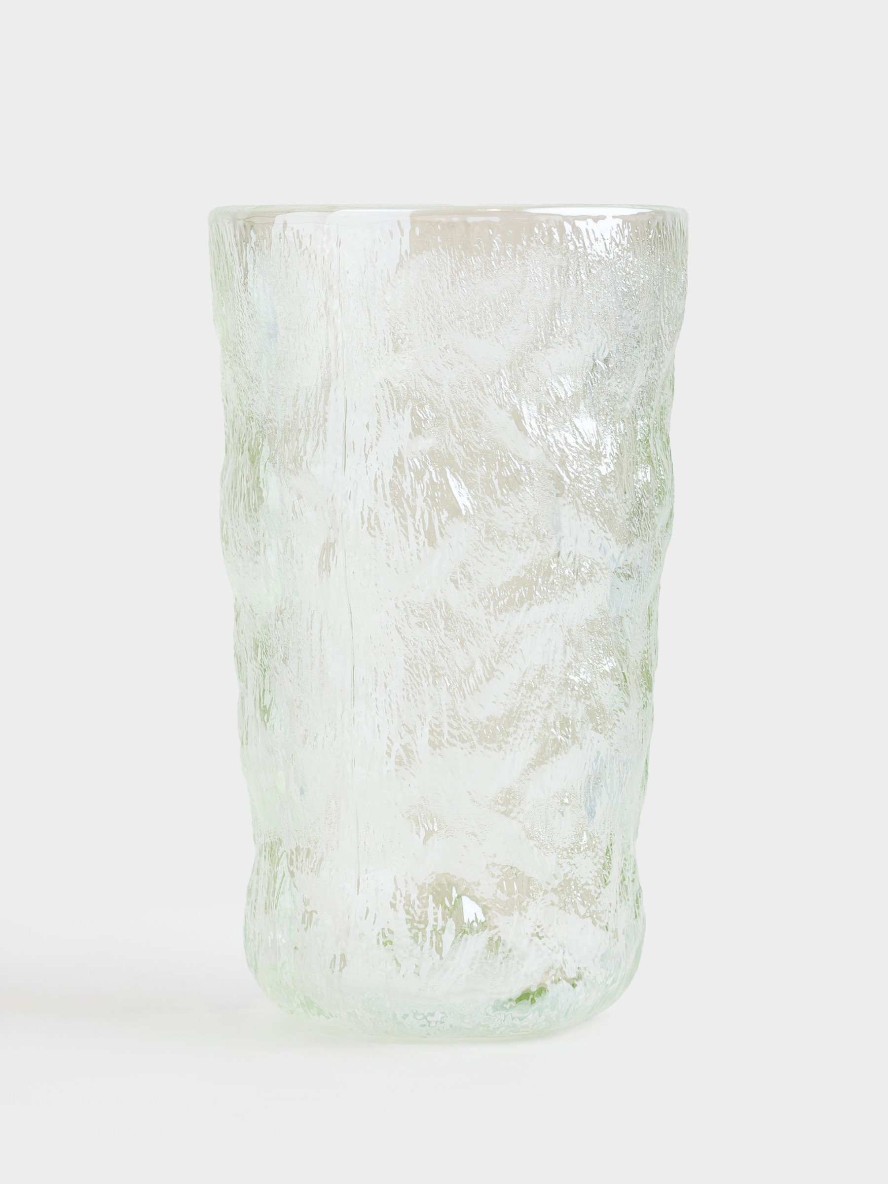 Glass, 13 cm, 350 ml, 4 pcs, glass R, color mix, Crumpled effect, Crumple color, image-1