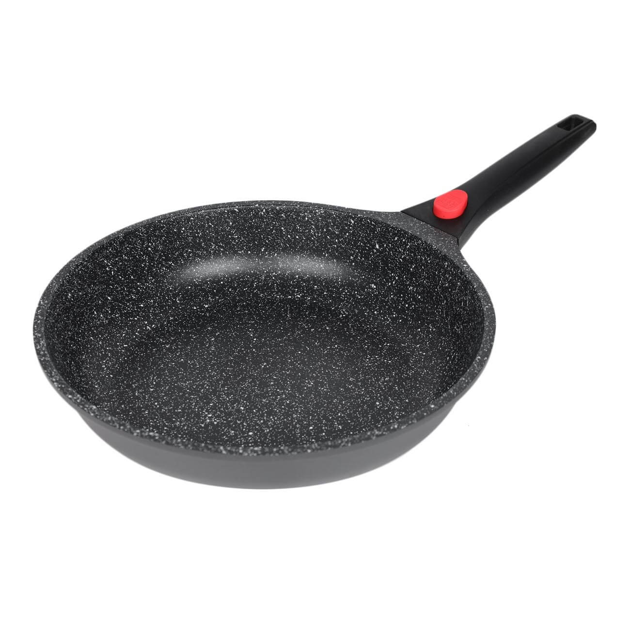 Frying pan, 28 cm, removable handle, coated, aluminum, Solution Red 2