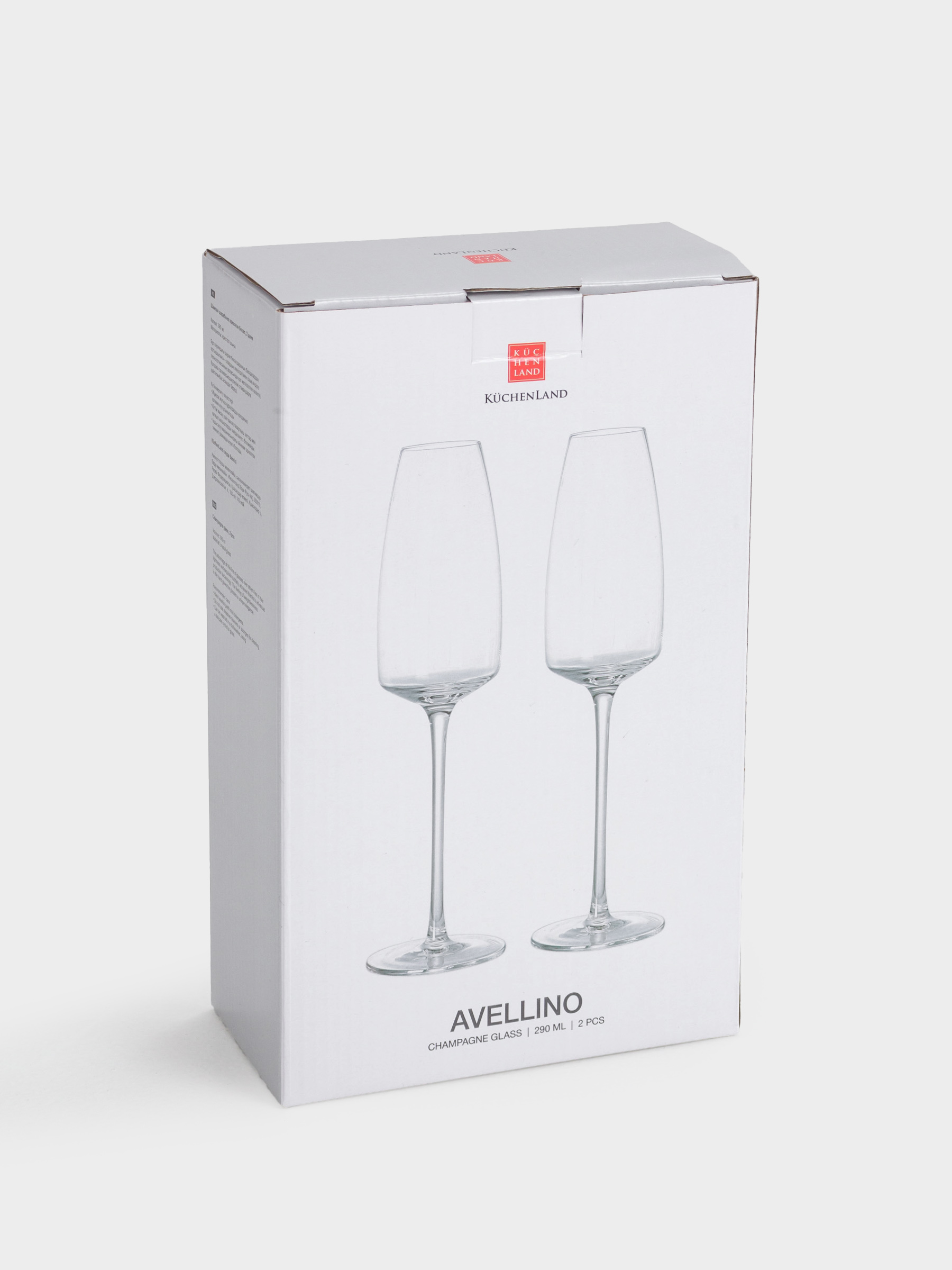 Drinking glass, 290 ml, 2 pcs, crystal glass, Avellino, image-5