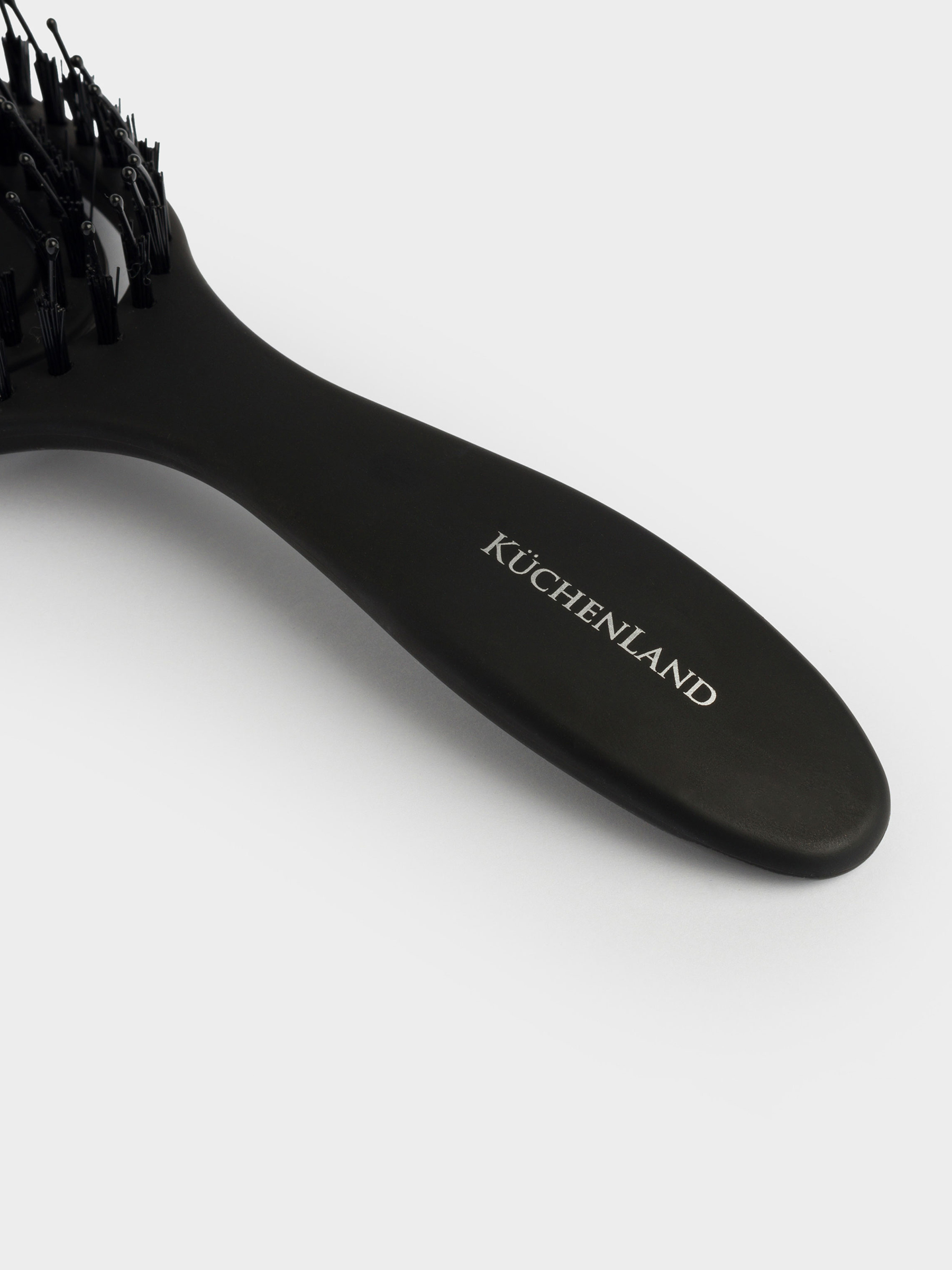 Hair massage comb, 22 cm, plastic, black, Zipo new, image-5
