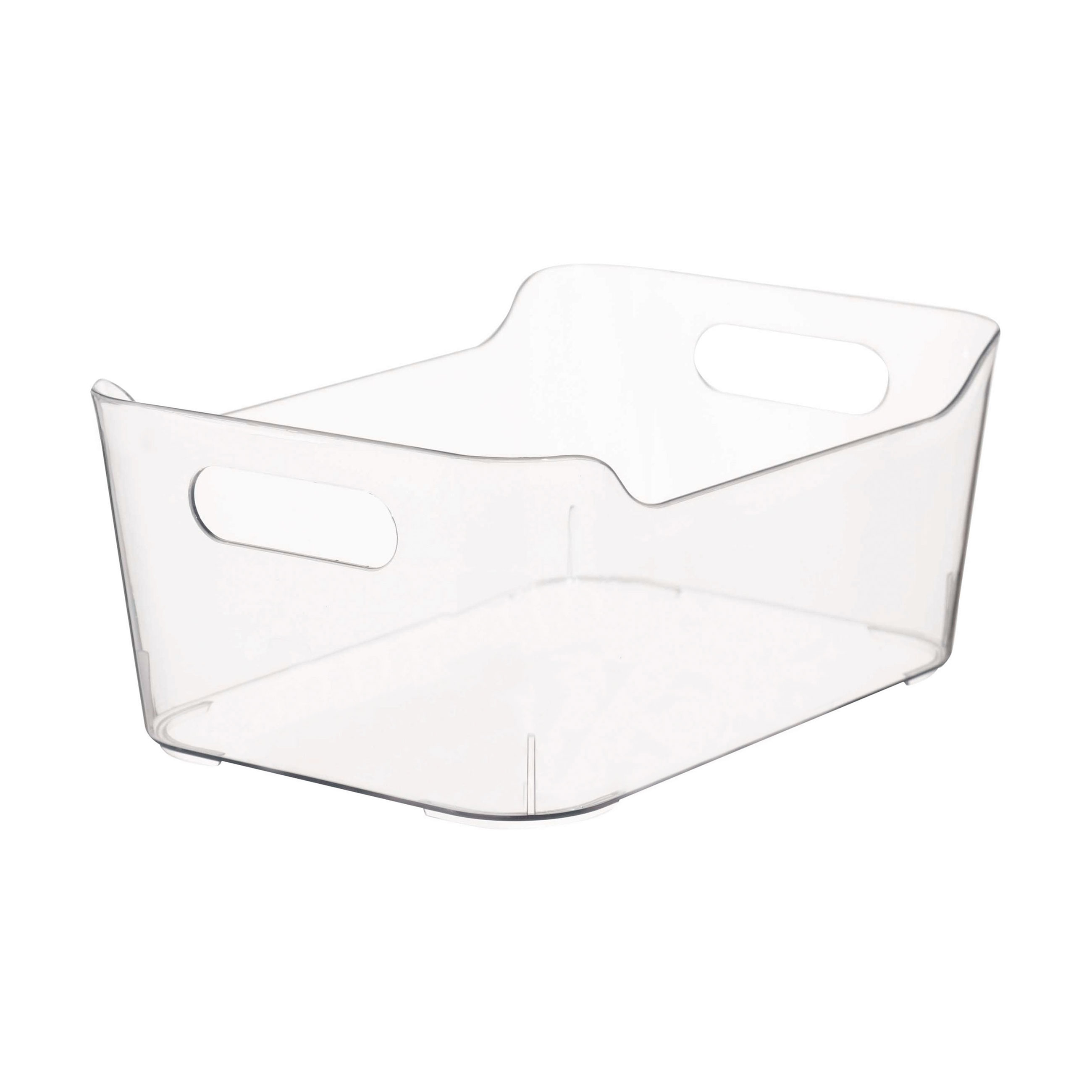 Organizer box, 24x17x10 cm, household, with handles, plastic, Basic, image-0
