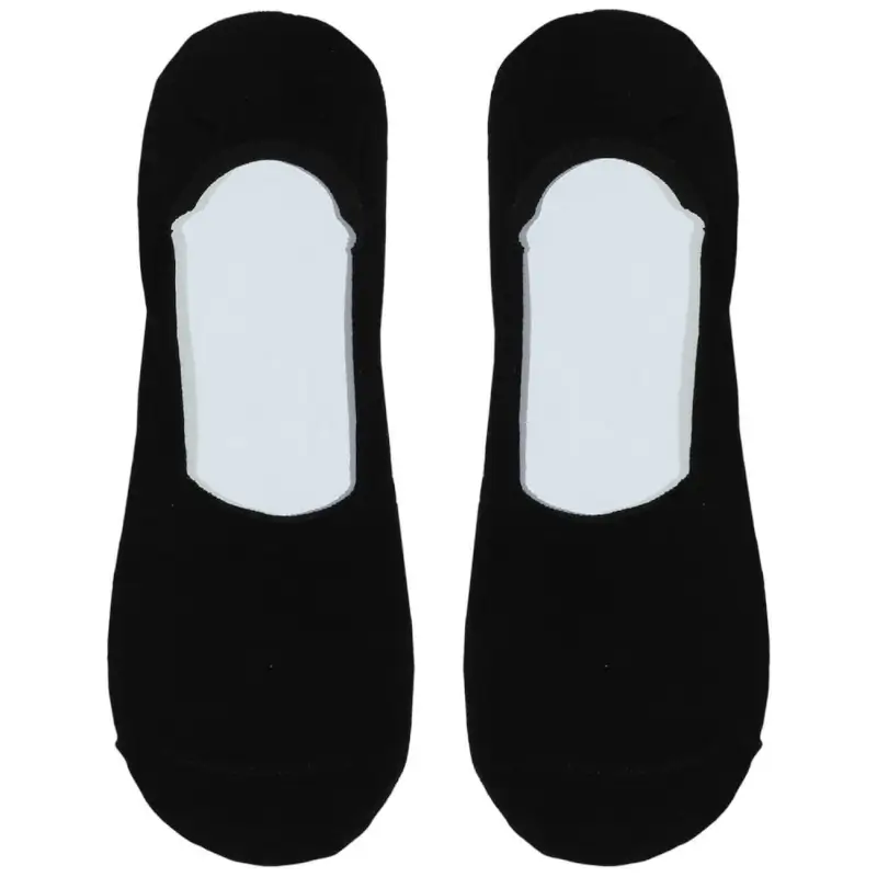 Men's track socks, Size 39-42, cotton / polyester, black, Basic