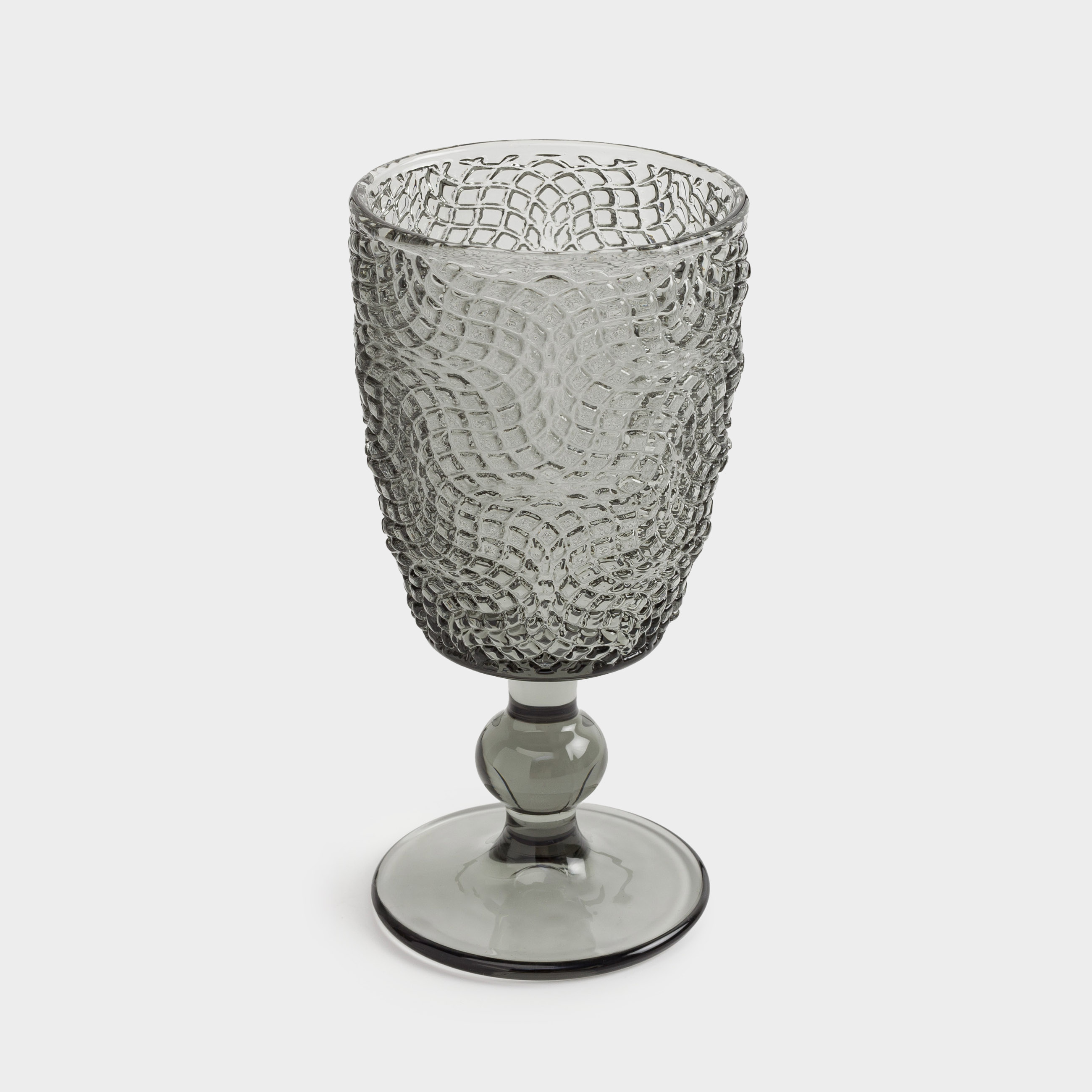 Drinking glass, 300 ml, 2 pcs, glass R, grey, Grafena, image-1