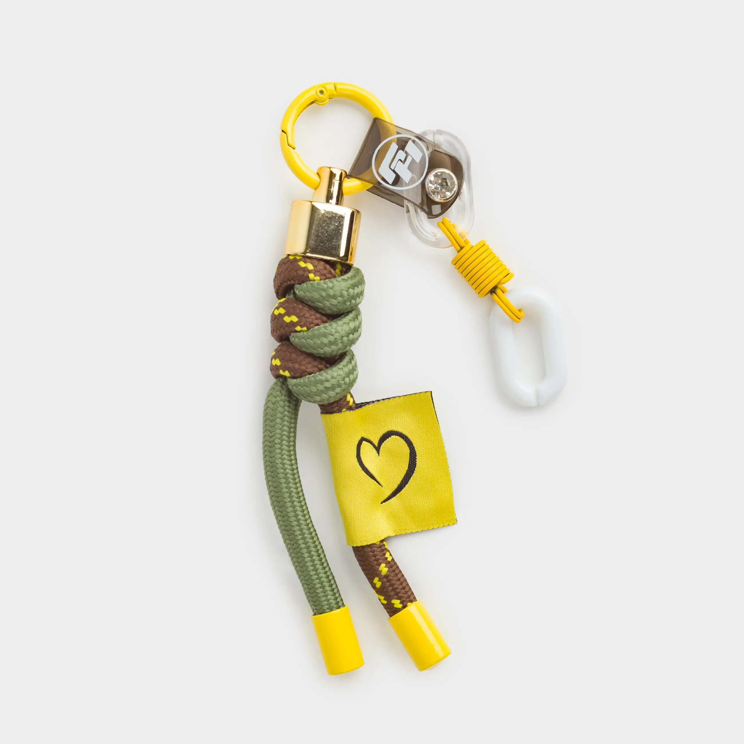 Keychain, 22 cm, polyester / Plastic, color, Knots, Knot