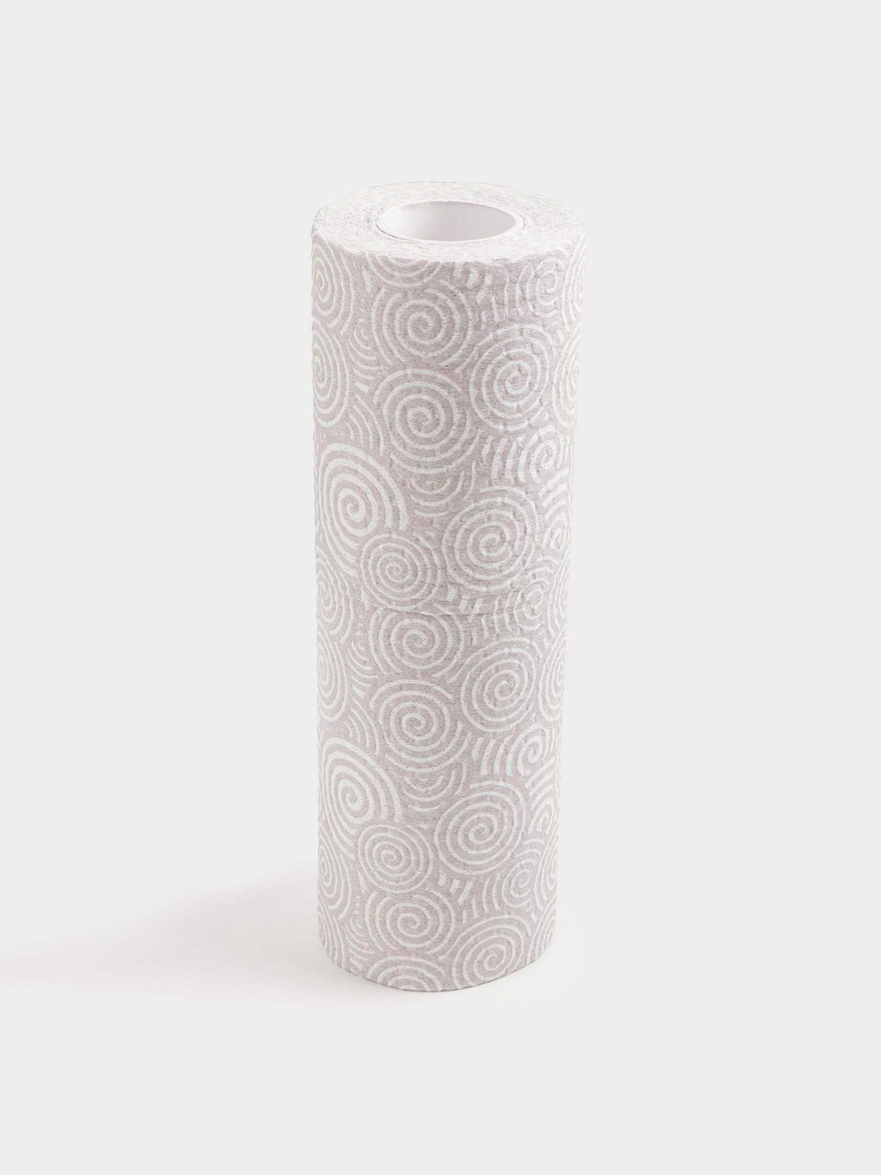 Rolled towels, 25x25 cm, 50 pcs, gray, Curls, Roll, image-3