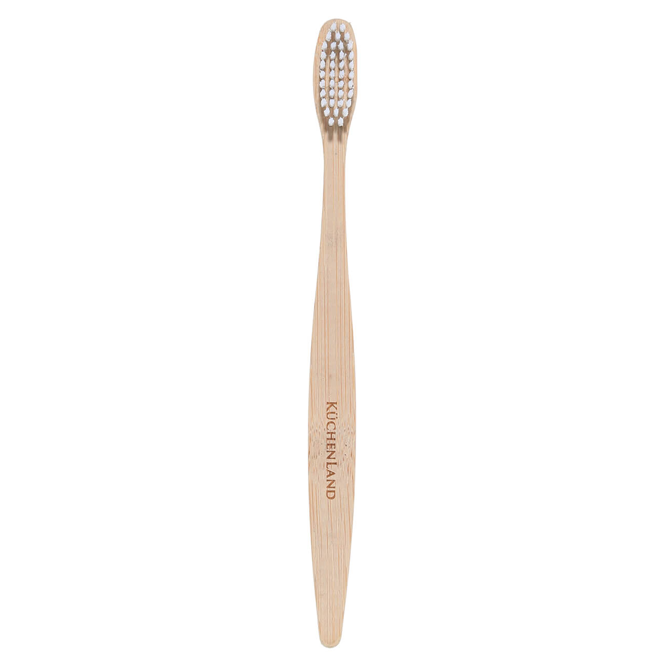 Toothbrush, bamboo, white bristles, Eco life
