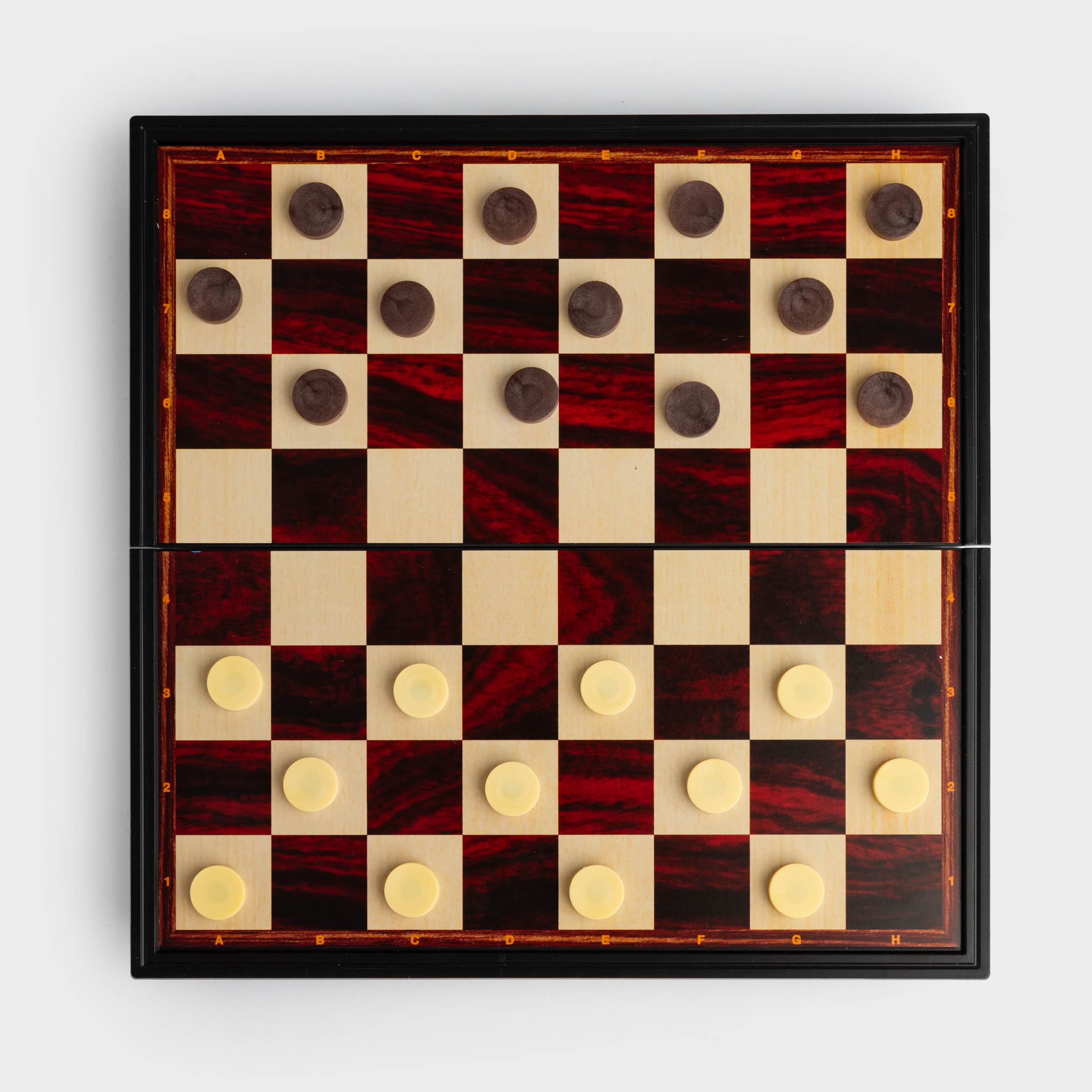 Board game, 25x25 cm, checkers/backgammon, road, plastic, Hobby light, image-2