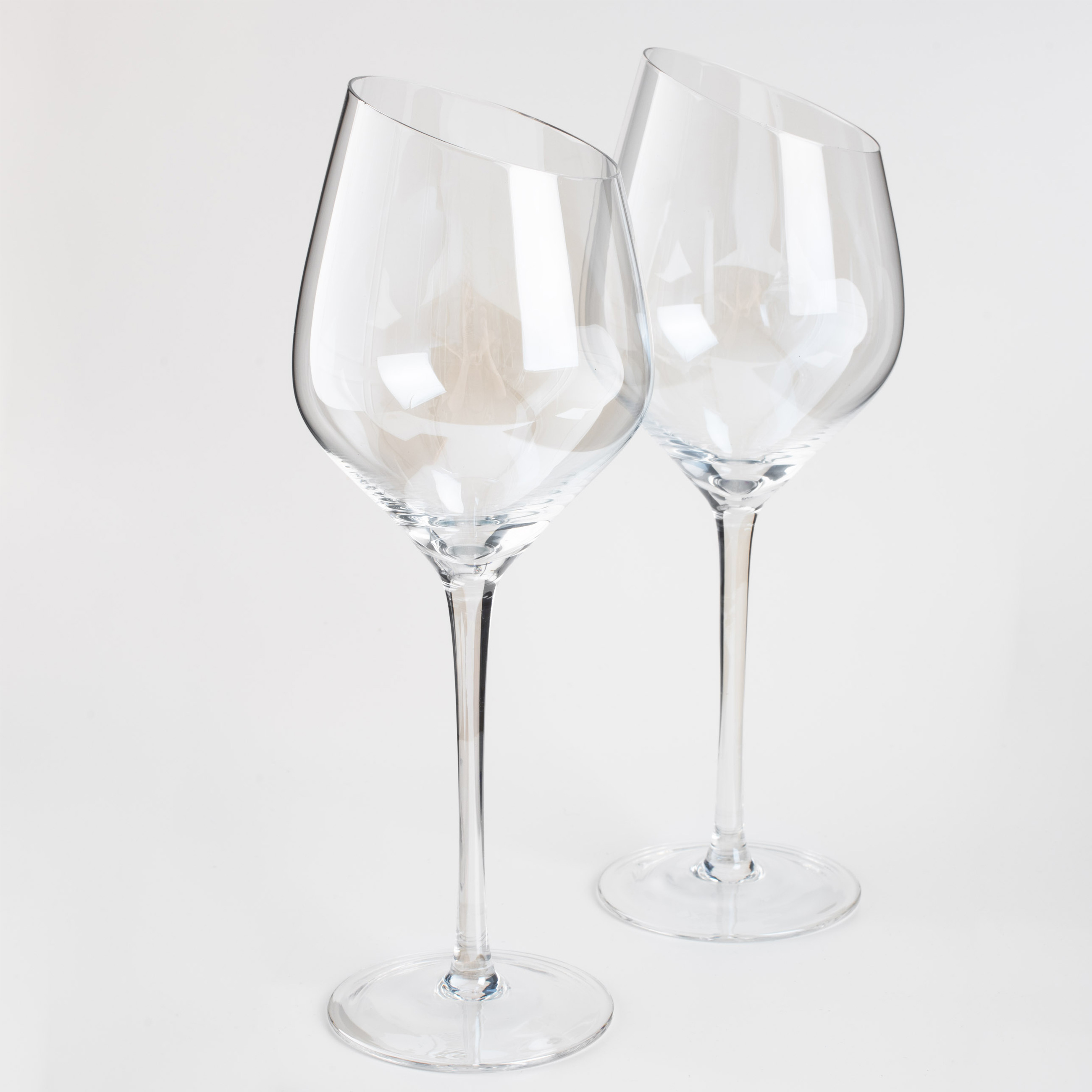 White wine glass, 460 ml, 2 pcs, glass, mother of pearl, Charm L polar, image-1