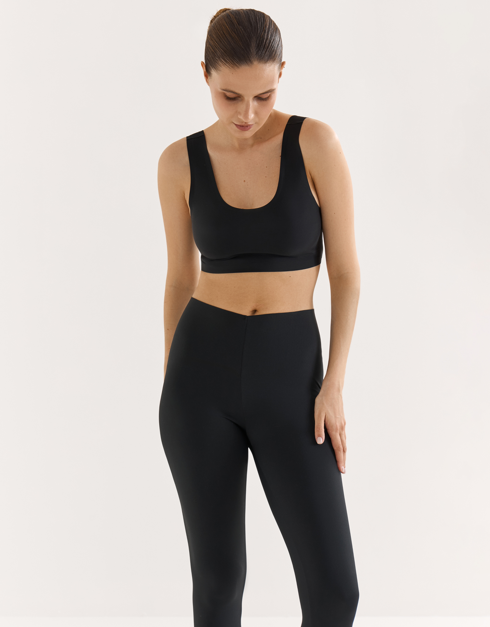 Bra-top, size L, nylon/spandex, black, Kimberly, image-1