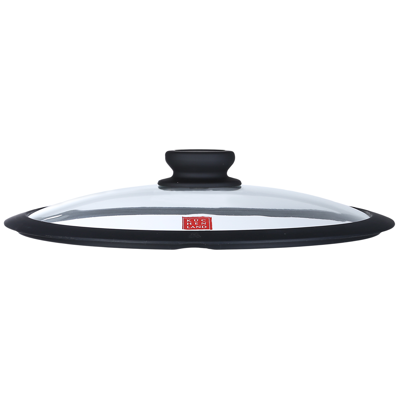 Lid, 28 cm, glass T / silicone, Solution accessory