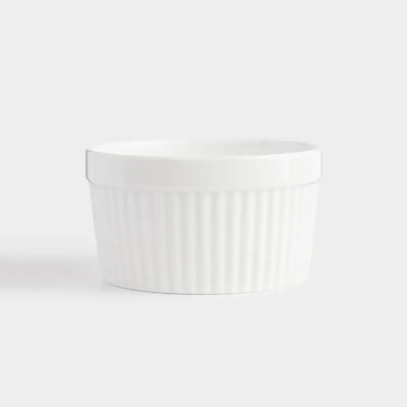Cocotte, 10 cm, 250 ml, porcelain N, white, Ramekin, Aesthetic ,image-0