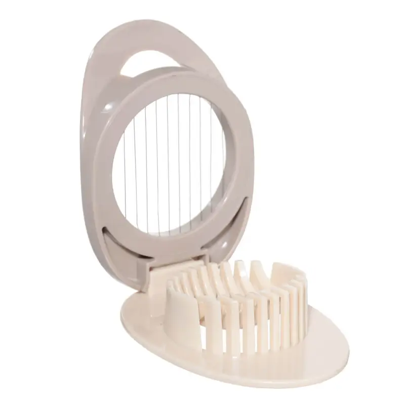 Egg slicer, 12 cm, steel / plastic, beige, Soft kitchen