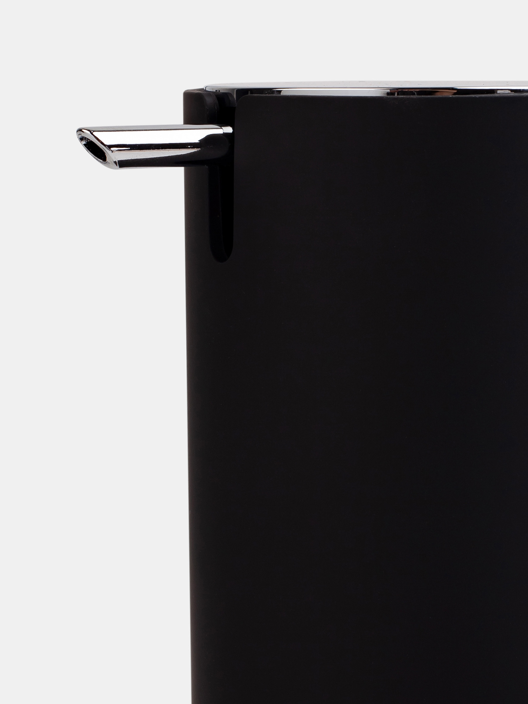 Liquid soap dispenser, 330 ml, plastic, black, Loft style